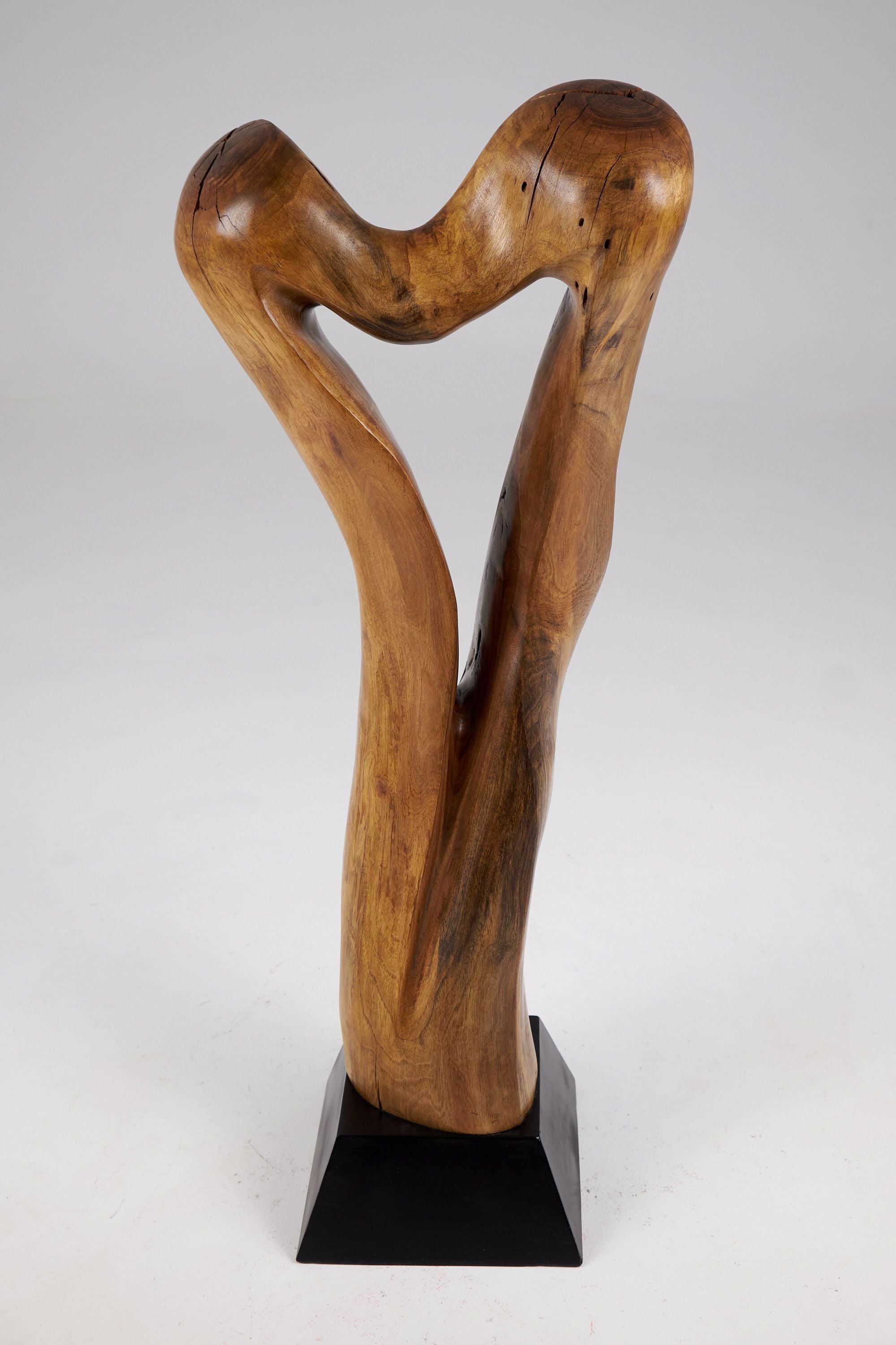 Still Stand Abstract Wood Sculpture - image 5