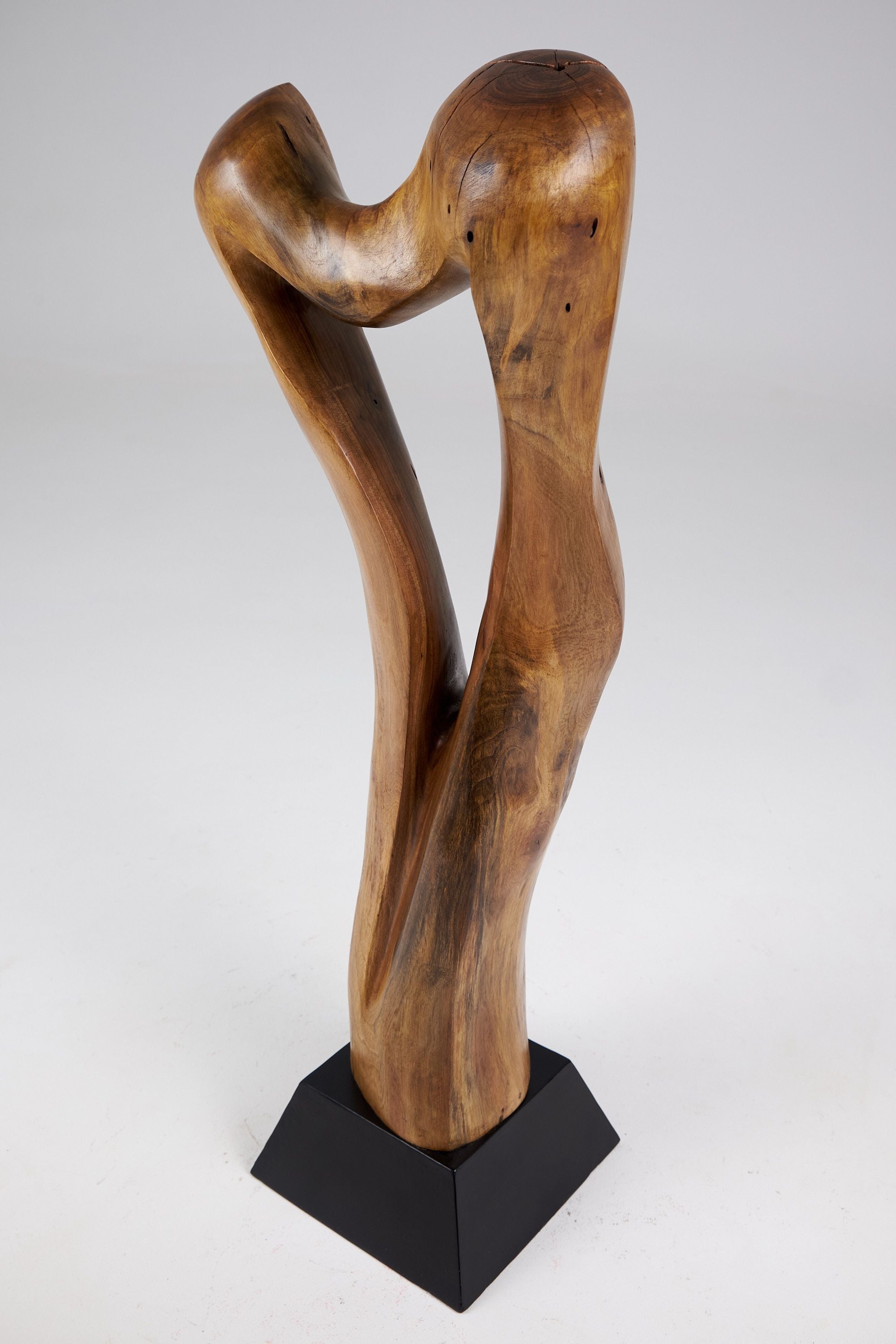 Still Stand Abstract Wood Sculpture - image 7
