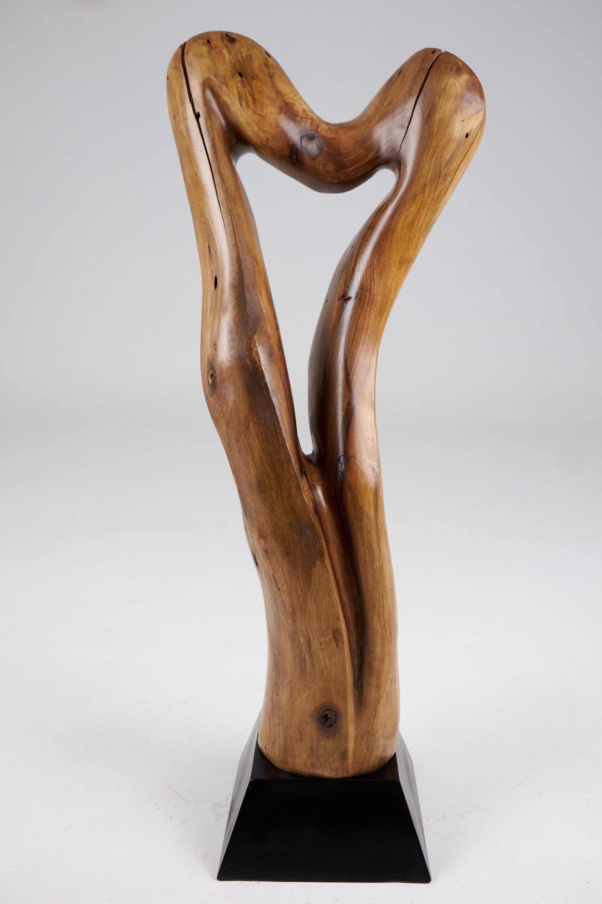 Still Stand Abstract Wood Sculpture - image 11