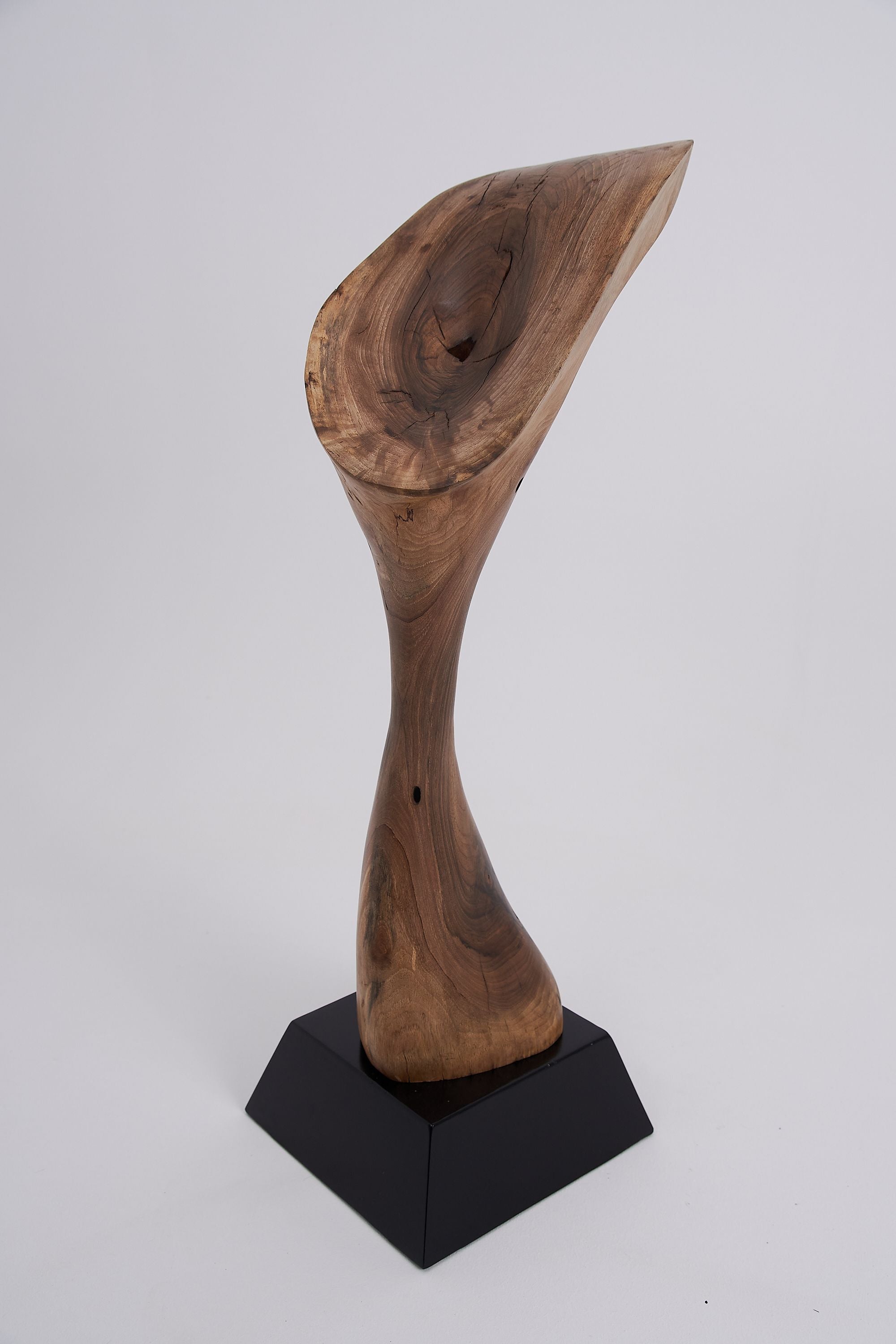 Still Stand Abstract Wood Sculpture - image 3