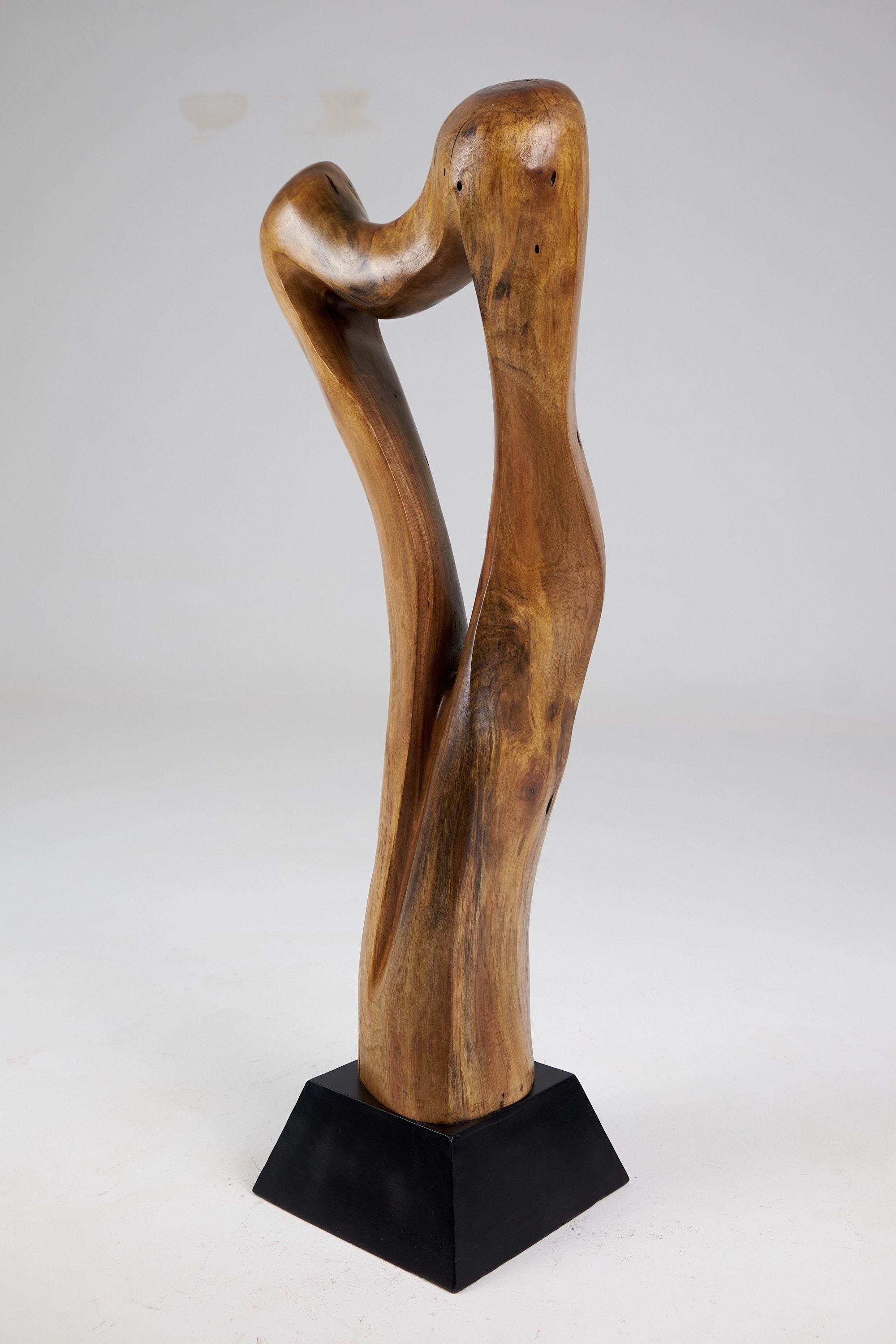 Still Stand Abstract Wood Sculpture - image 6