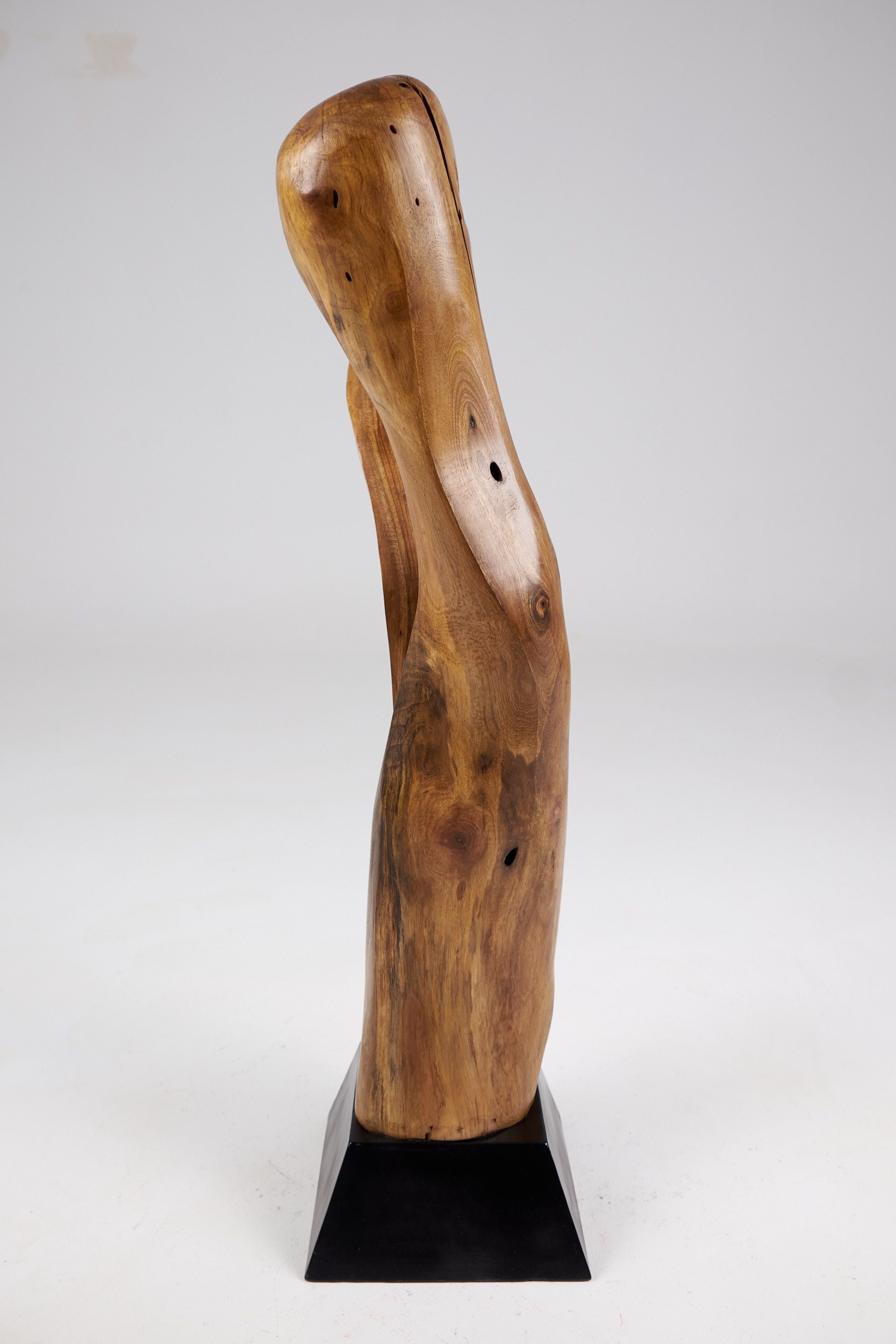 Still Stand Abstract Wood Sculpture - image 9