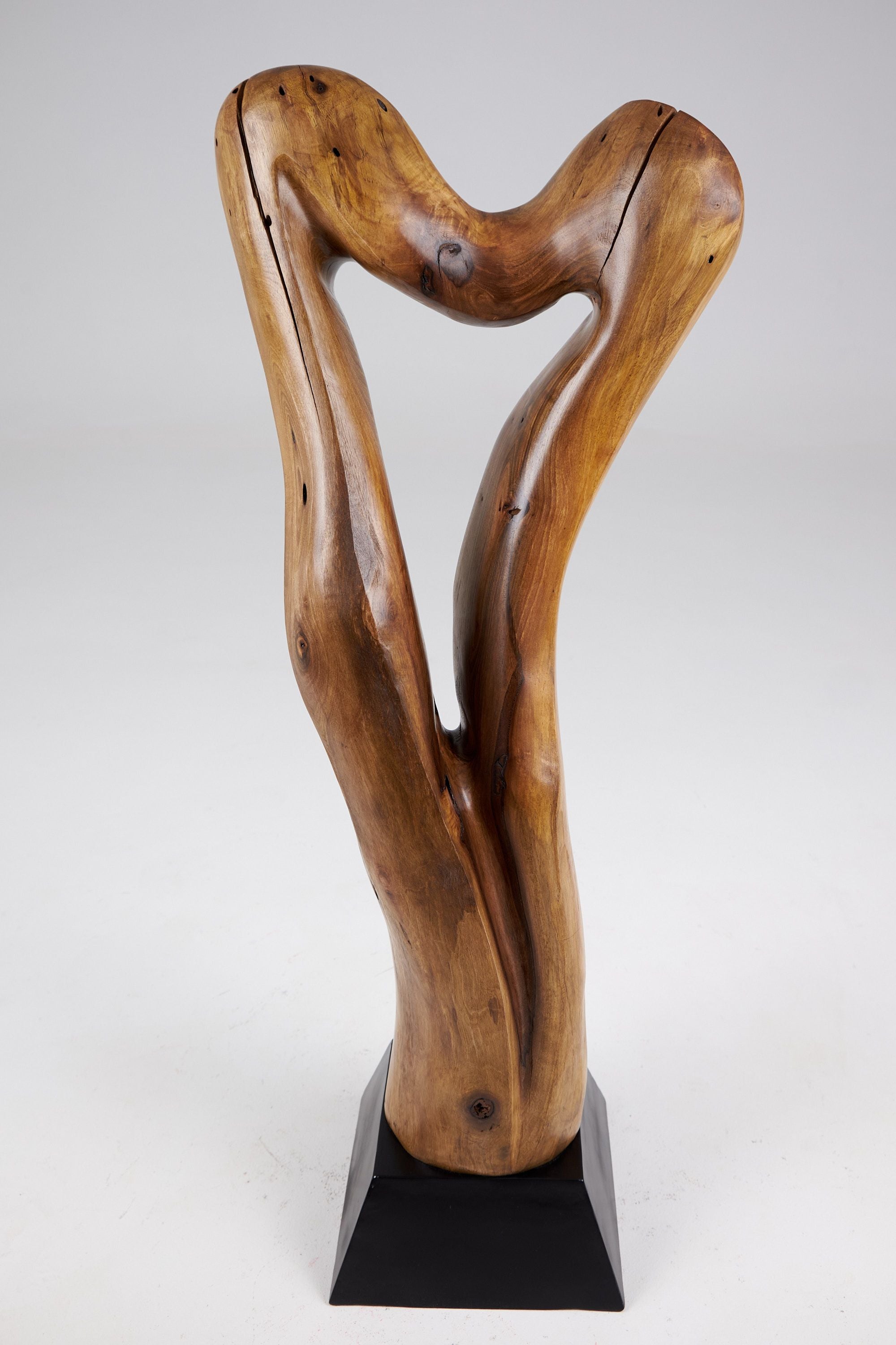 Still Stand Abstract Wood Sculpture - image 12
