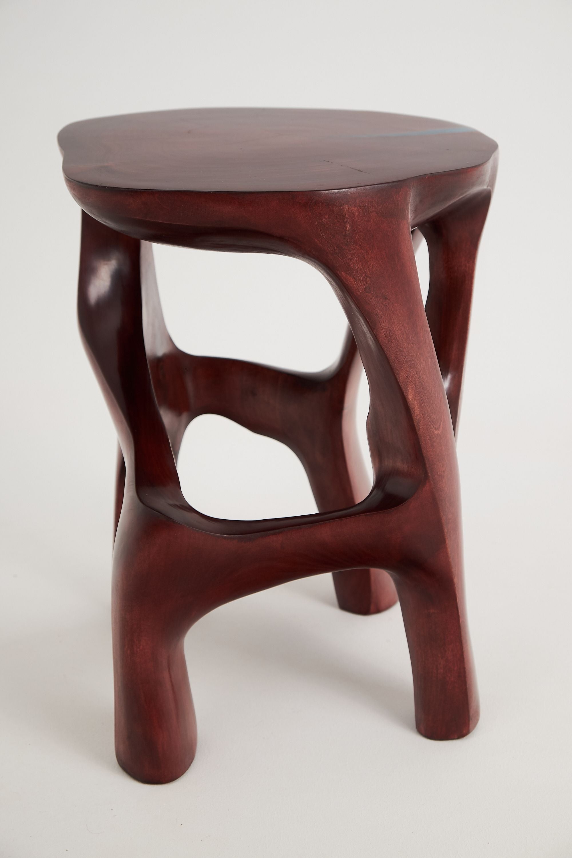 Satyrs, Elegant Red Sculptural Coffee Table