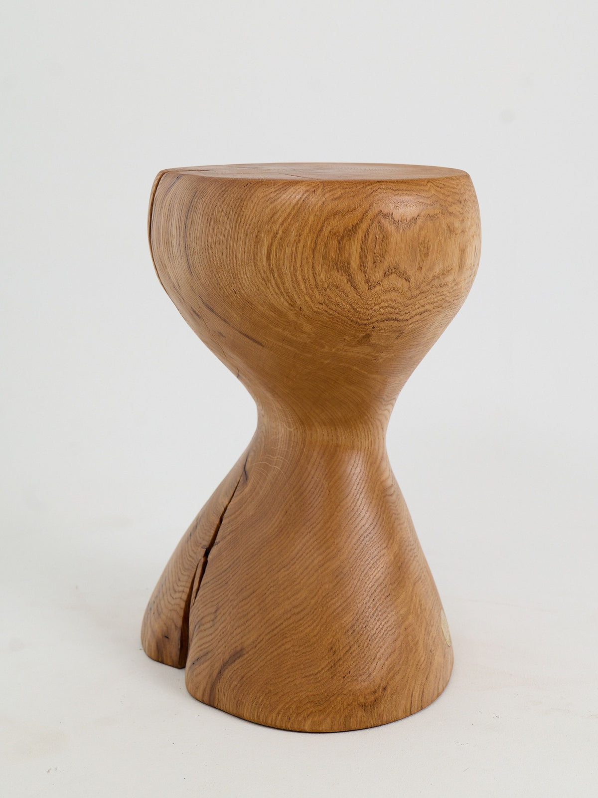 Leszy, Sculptural Side Table Carved in Solid Wood - image 5
