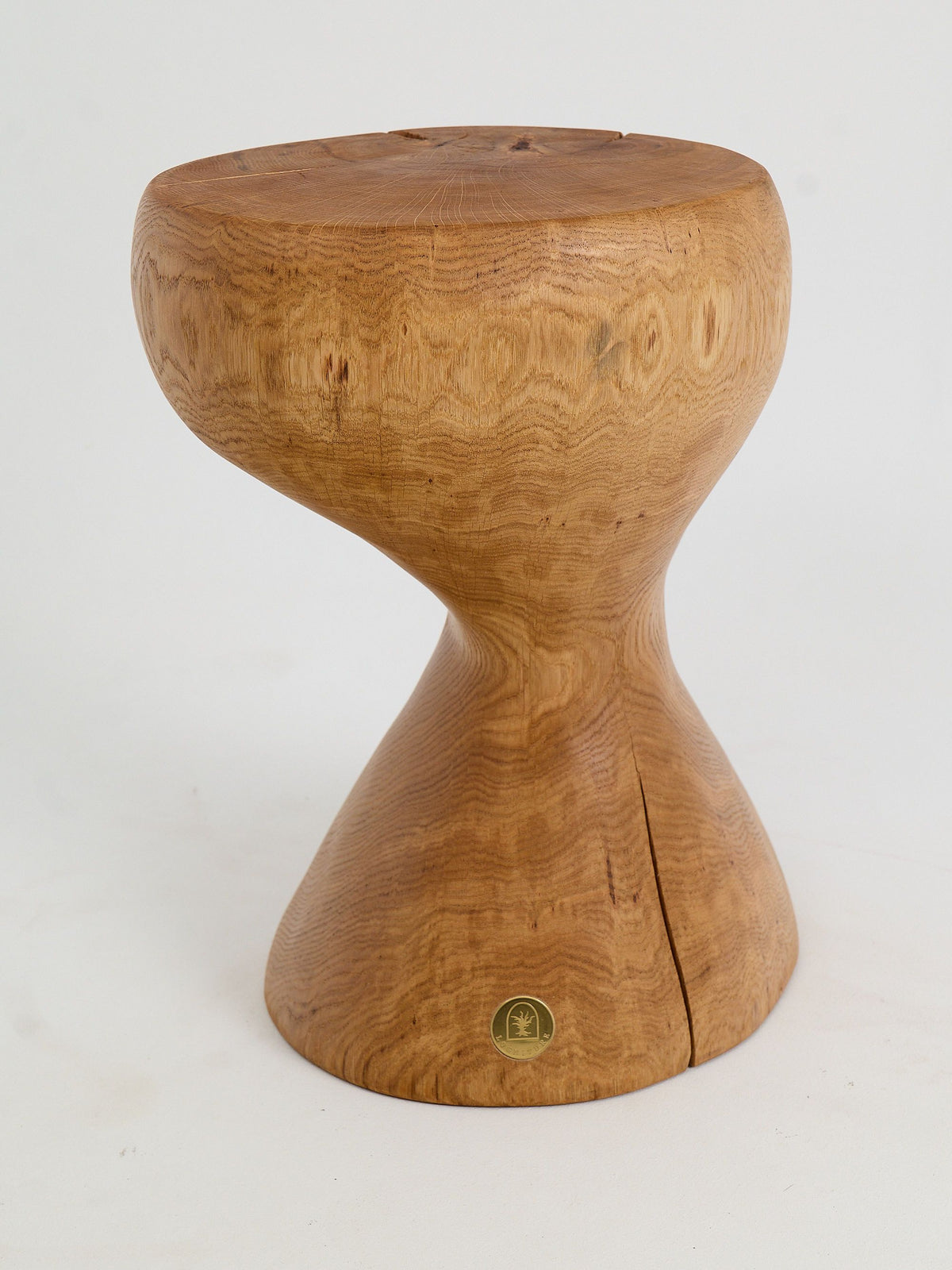 Leszy, Sculptural Side Table Carved in Solid Wood - image 6