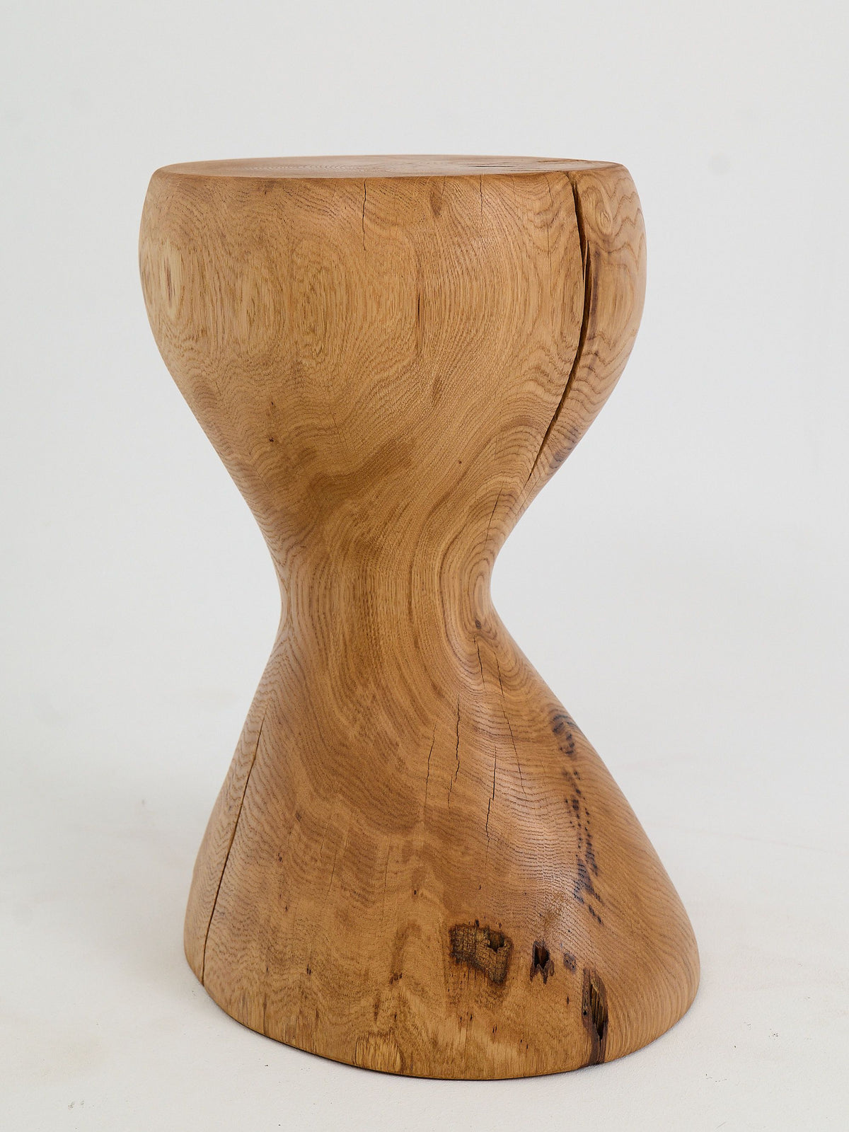 Leszy, Sculptural Side Table Carved in Solid Wood - image 9