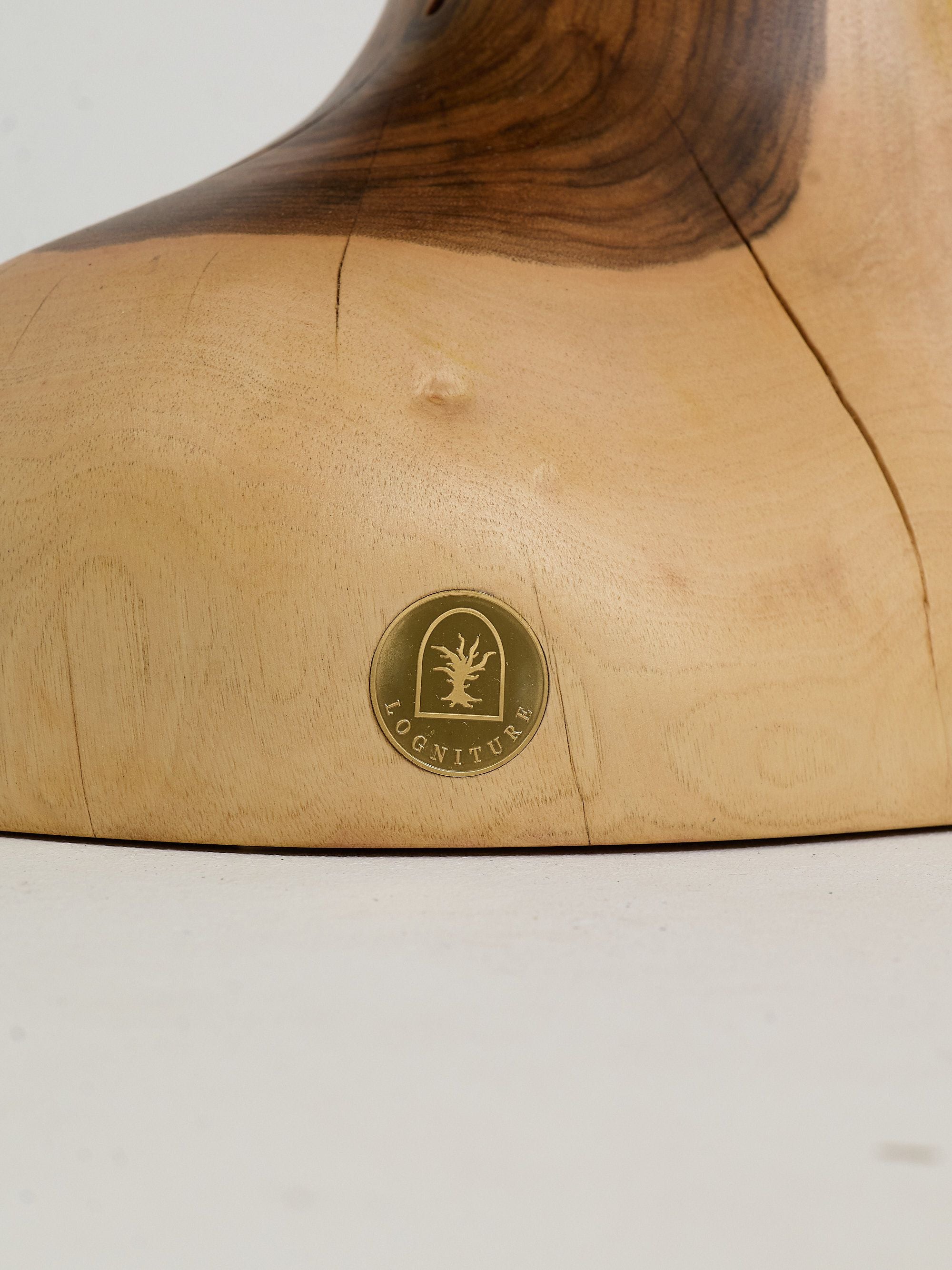 Leszy, Sculptural Side Table Carved in Solid Wood - image 7