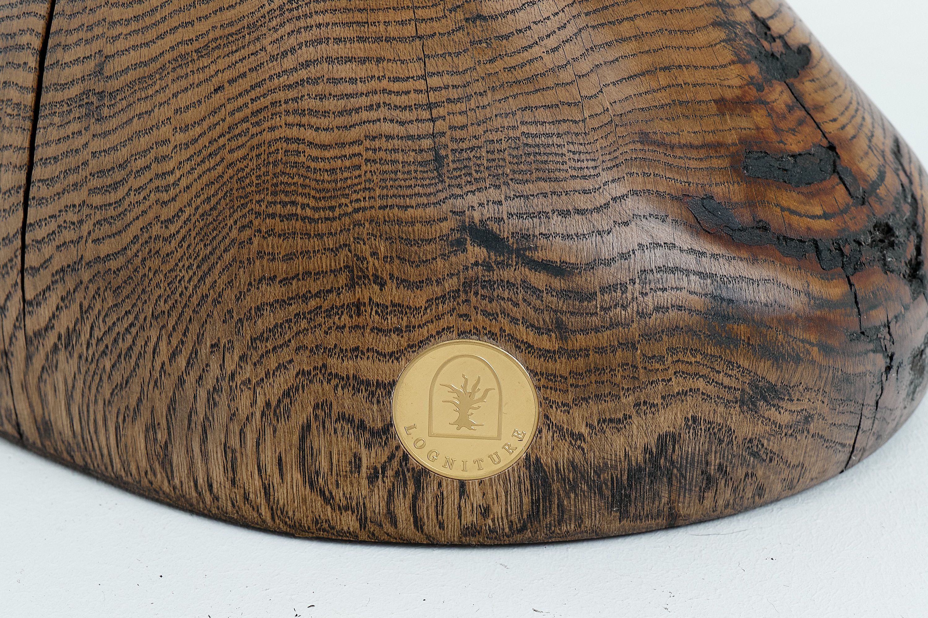 Leszy, Sculptural Side Table Carved in Solid Wood - image 10