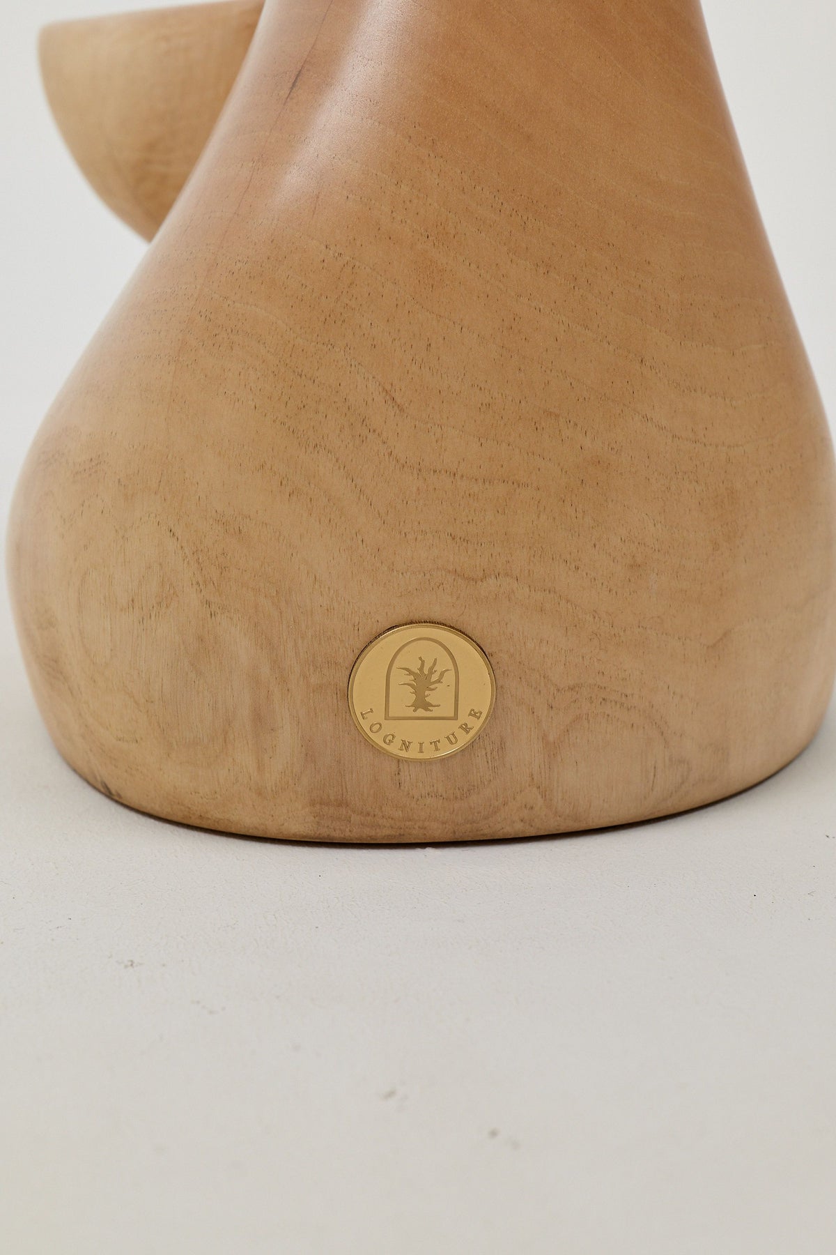 Leszy, Sculptural Side Table Carved in Solid Wood - image 9