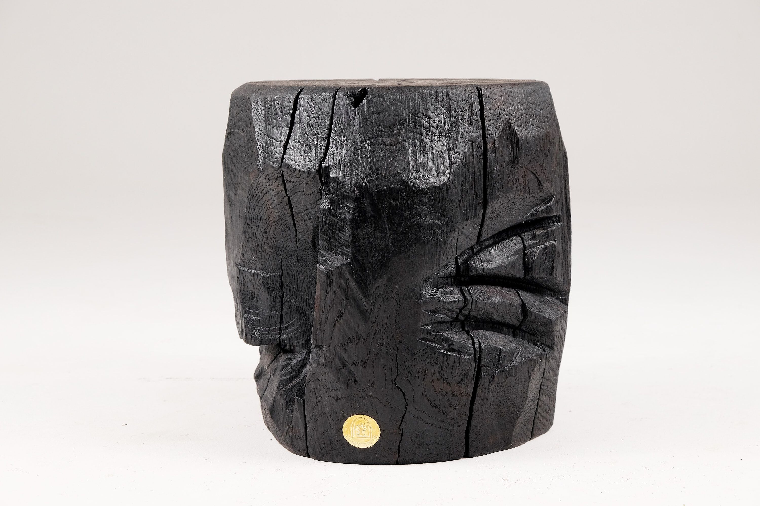 Jownik, Charred Sculptural Stool/Side Table ������������������������������������������������������������������������������������������������������������������������������������������������������������������������������������������������������������������������������������������������������������������������������������������������������������������������������������������������������