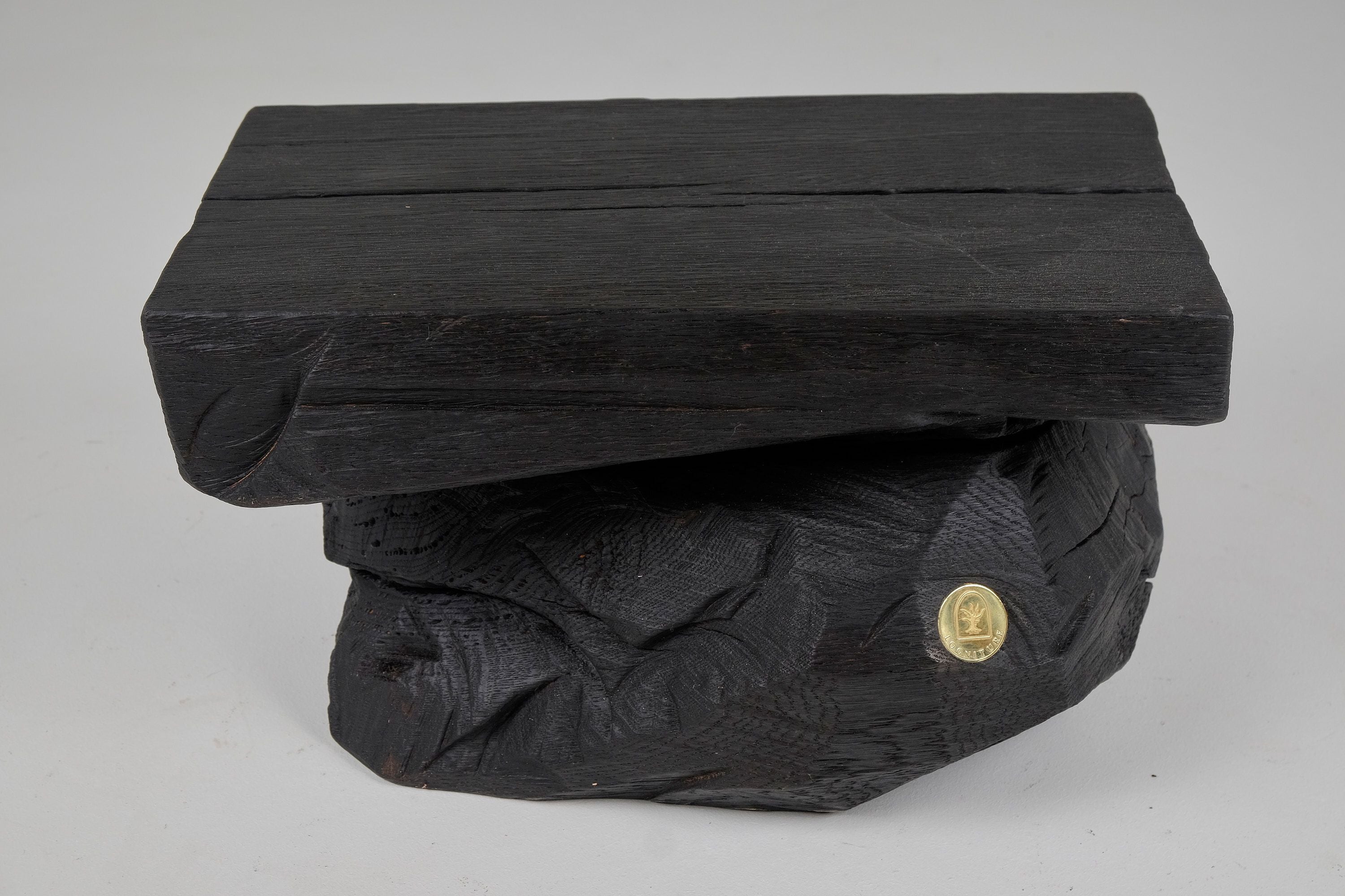 Jownik, Charred Rock Style Stool/Side Table - image 3