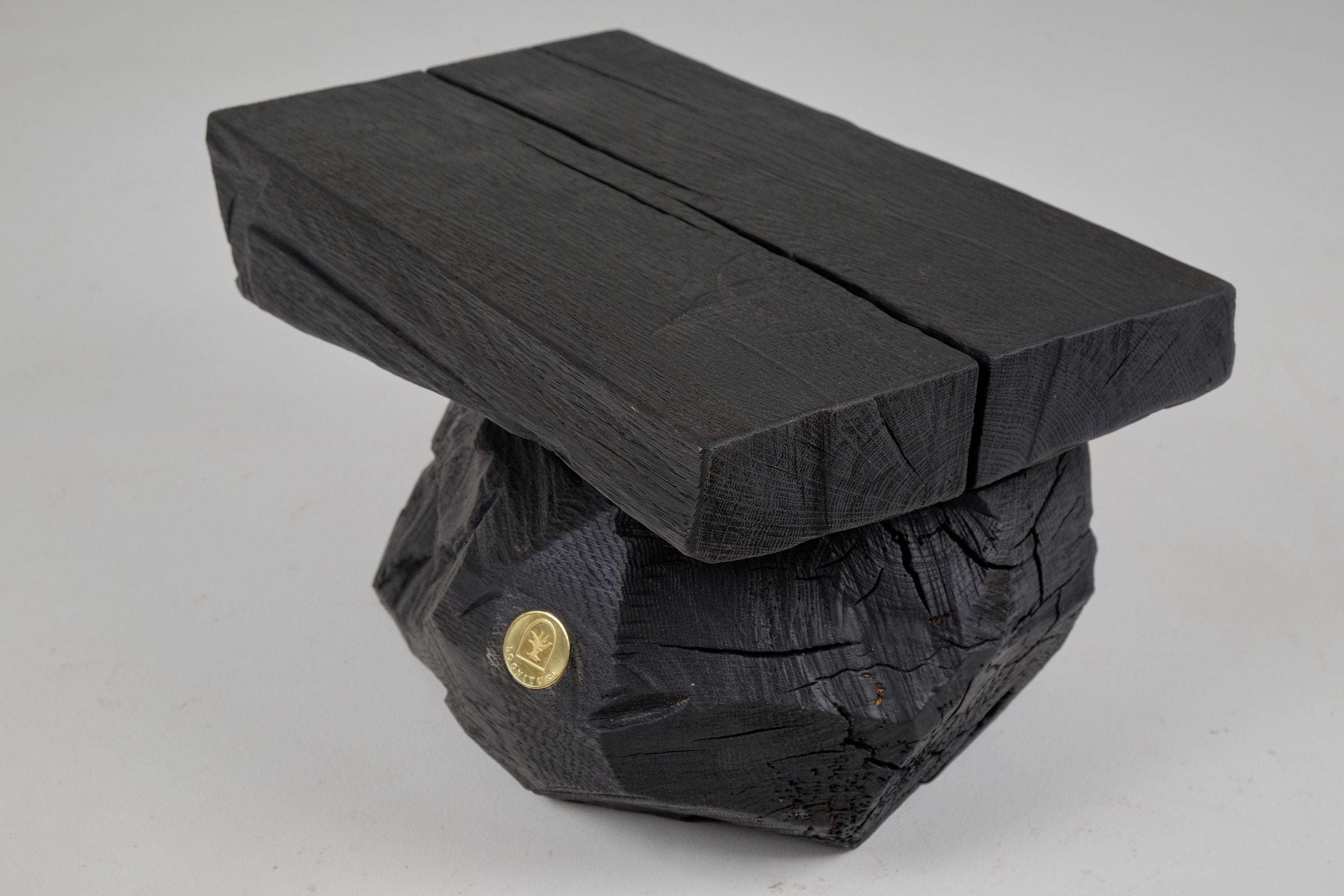 Jownik, Charred Rock Style Stool/Side Table - image 8