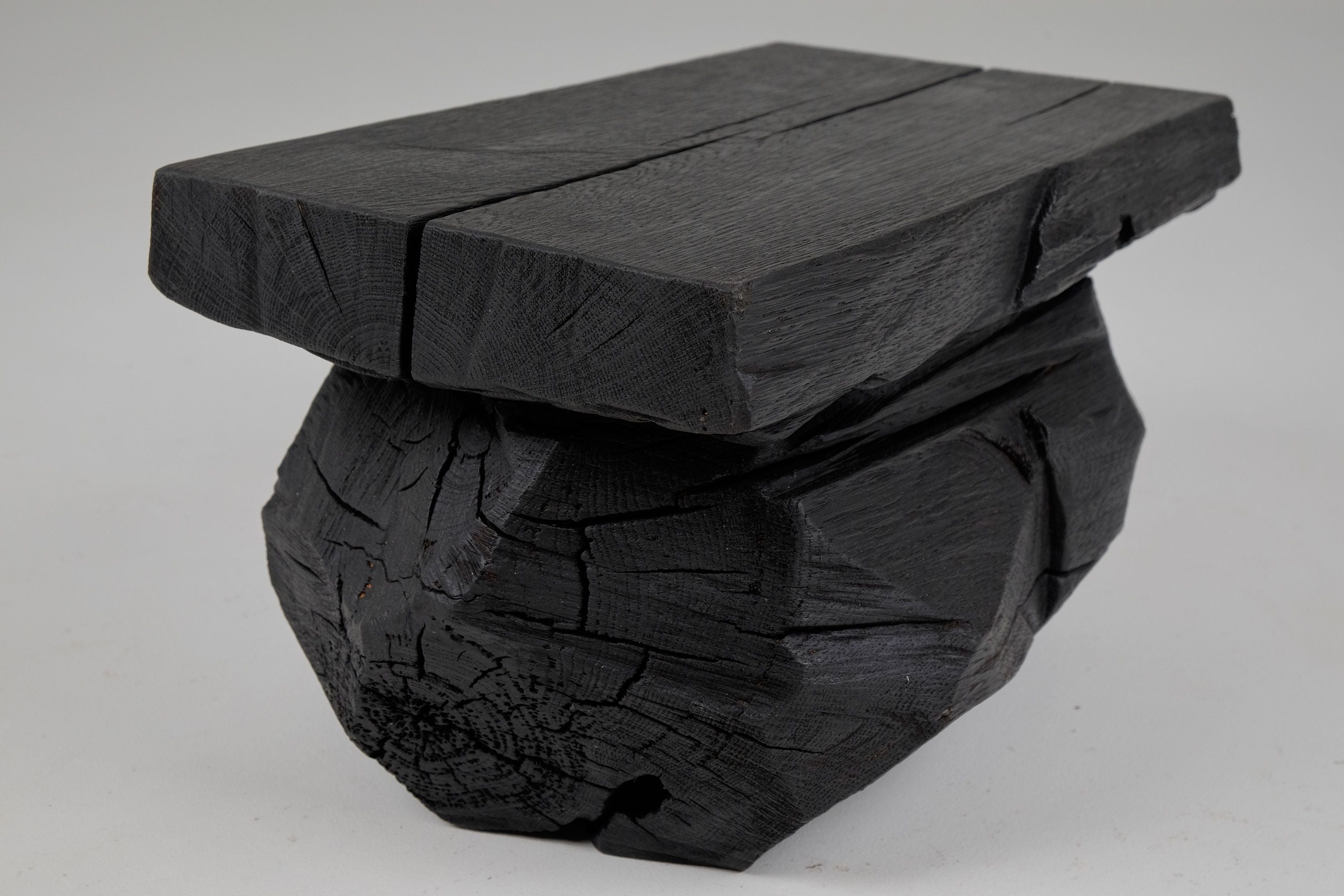 Jownik, Charred Rock Style Stool/Side Table - image 9