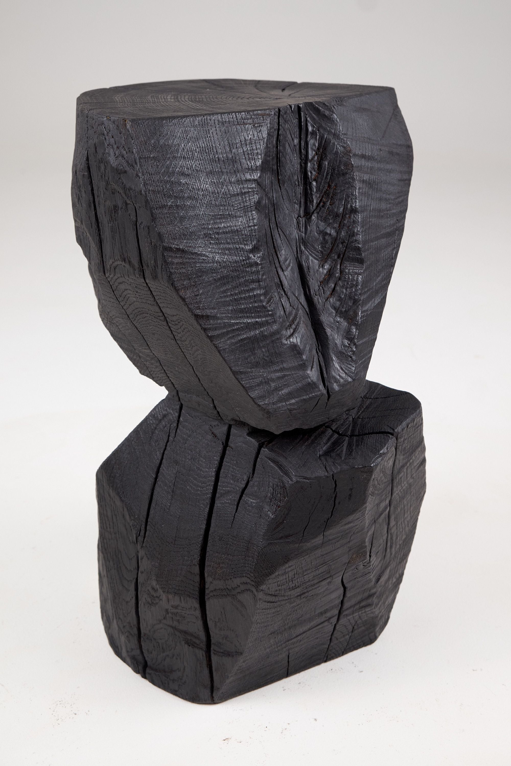 Jownik, Charred Geometric Side Table - image 11