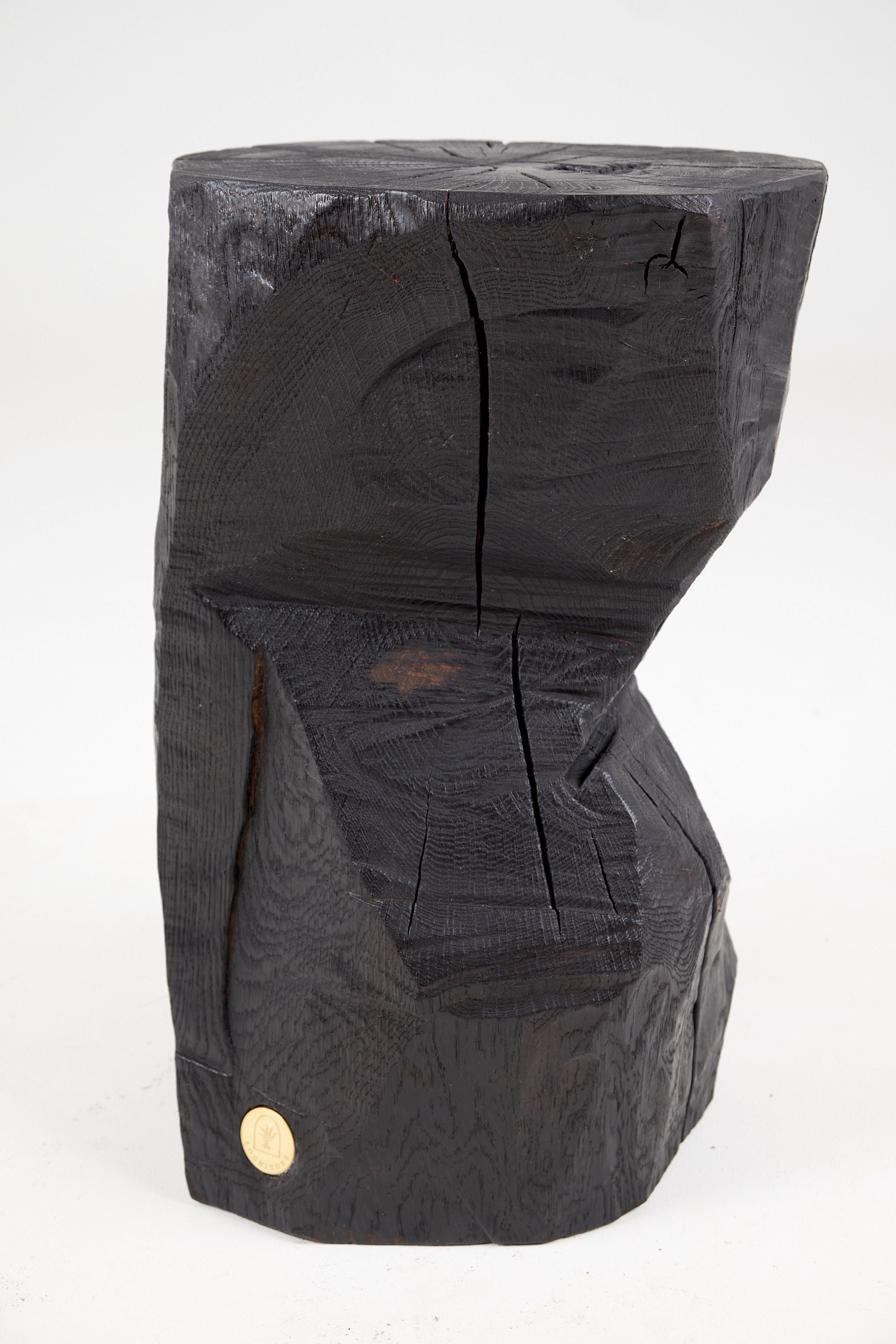 Jownik, Sculptural Charred Side Table - image 5