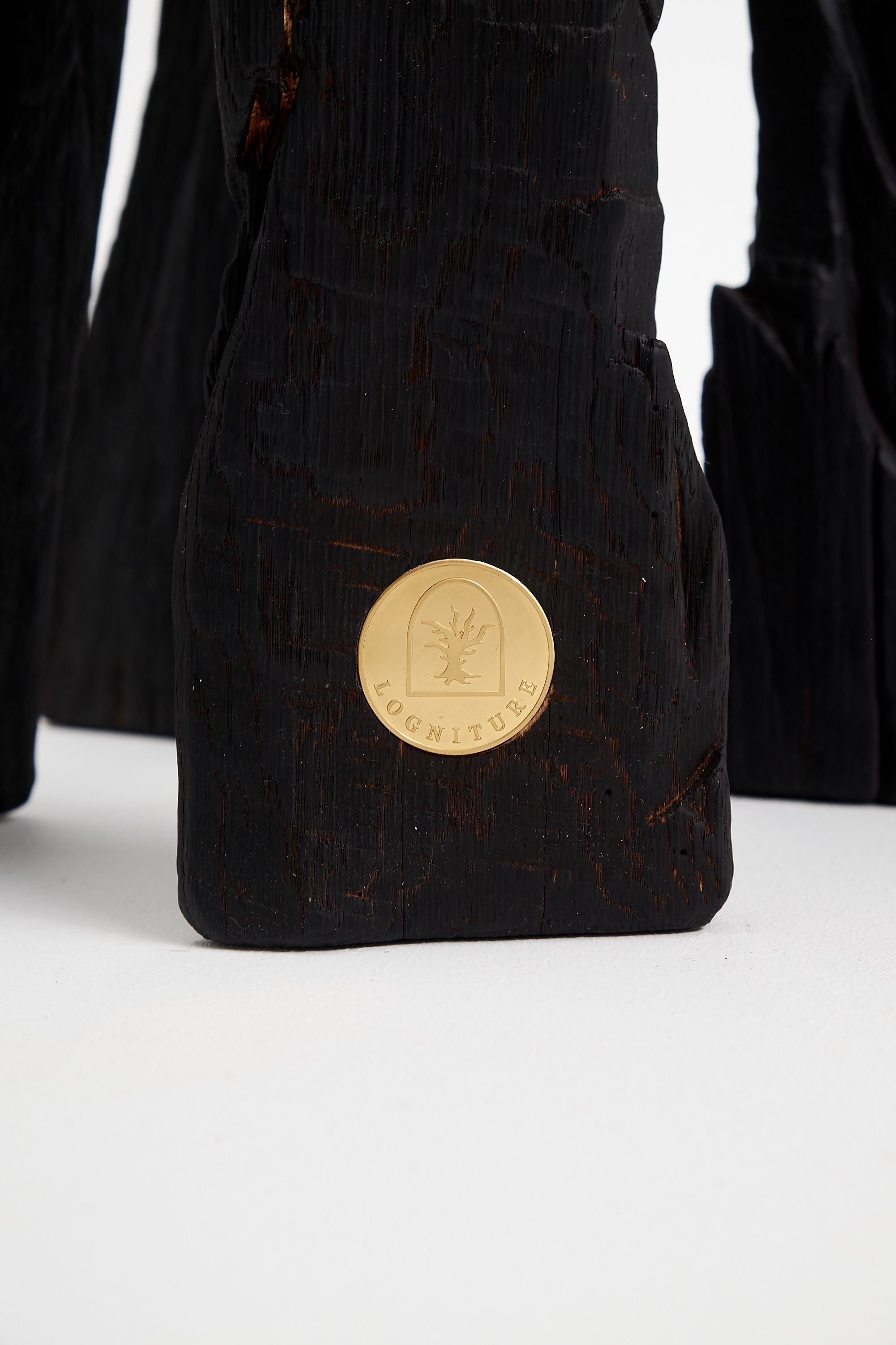 Jownik, Sculptural Charred High Side Table - image 4