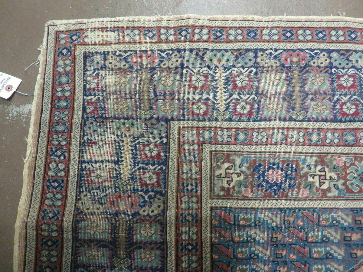 4' X 6' Antique Handmade Turkish Mehrab Prayer Wool Rug Lantern Beautiful - Jewel Rugs, view 7