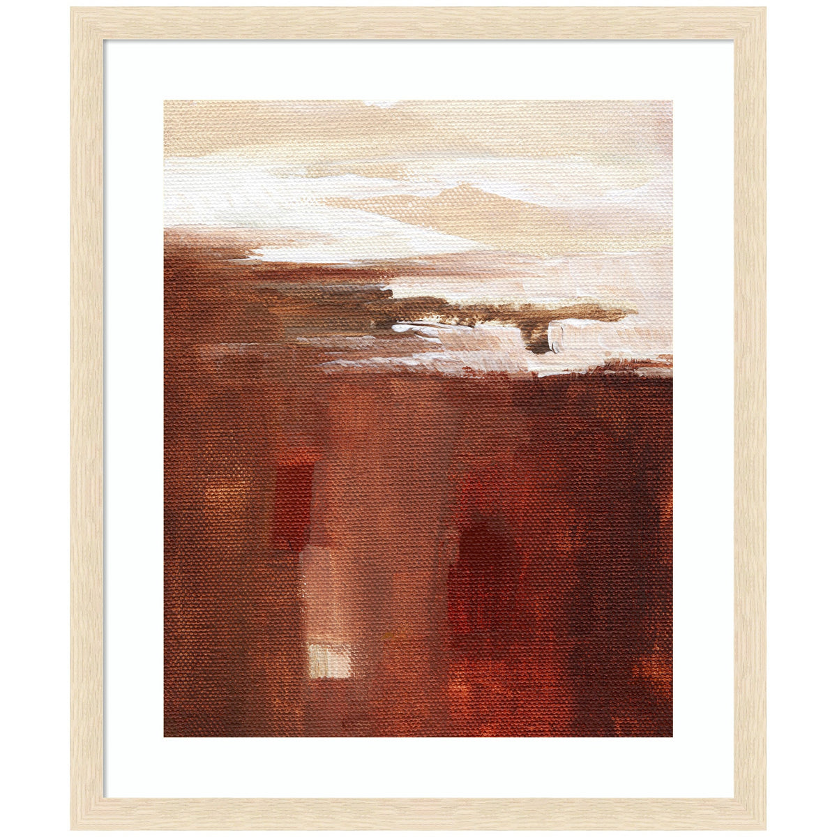Framed Art Earthen Abstract by Nikita Jariwala