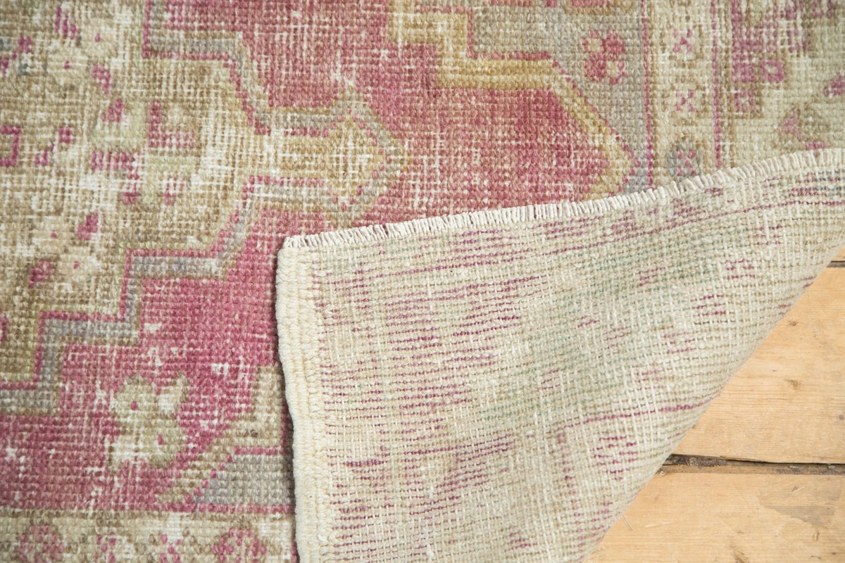 3.5x9.5 Vintage Distressed Oushak Rug Runner