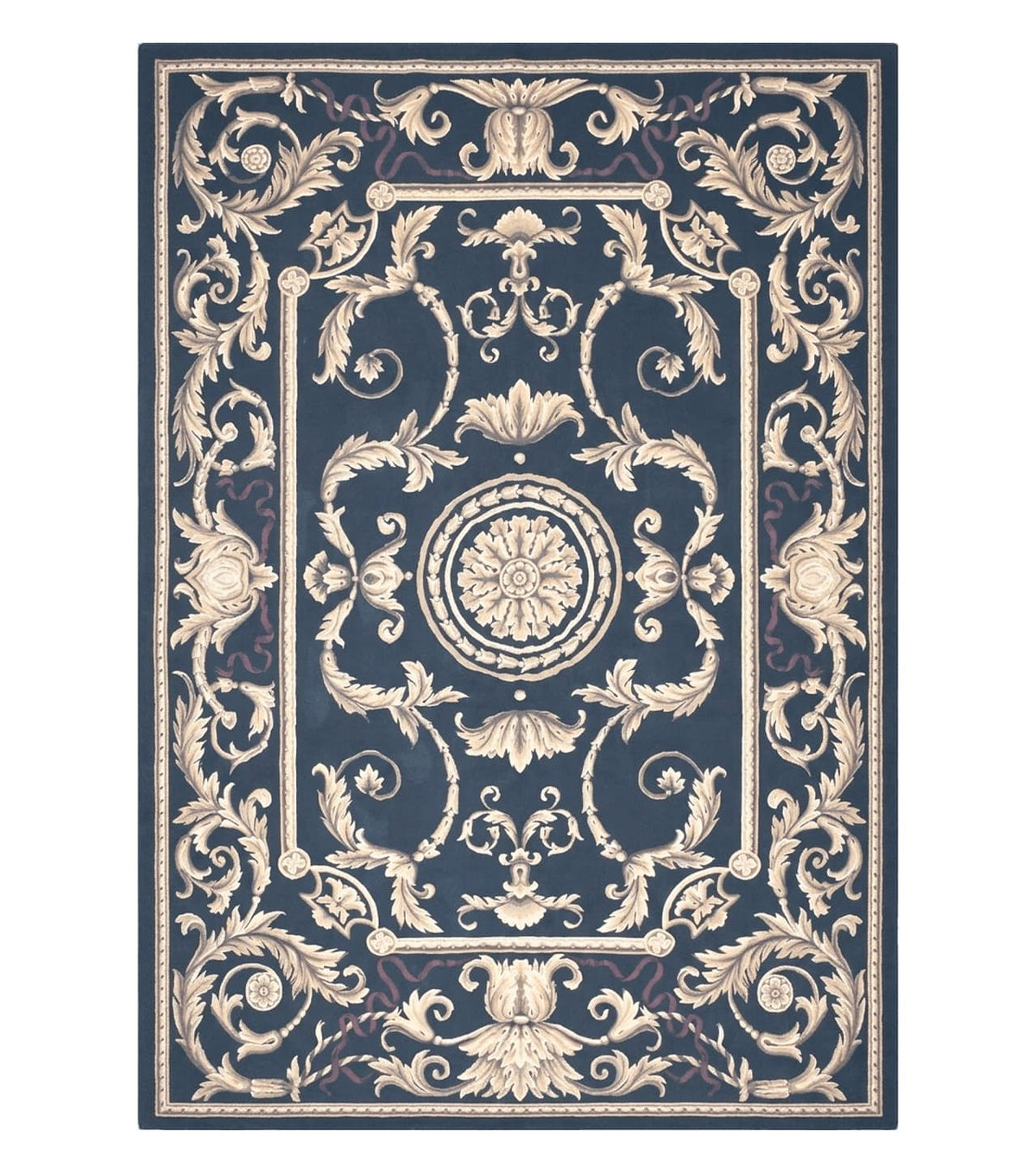 Black and Tan Aubusson Rug, 10 x 14 Aubusson Carpet, New Aubusson Rug, Elegant, Wool, Handmade Area Rug, Flatweave Rug, Large Aubusson Rug - Jewel Rugs