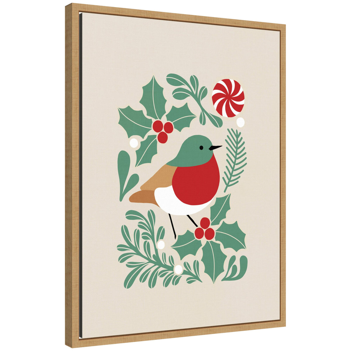 Sylvie Framed Canvas Christmas Icons Prima Set 1 by Dominique Vari