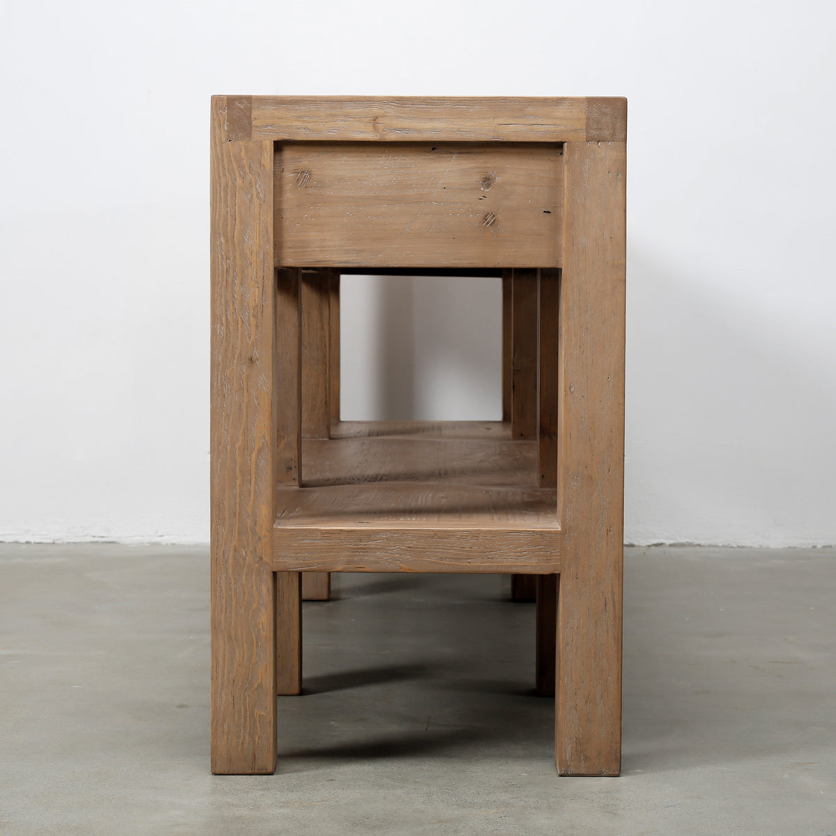 Capri console table with 6 hiding drawers 116x20x32.5H