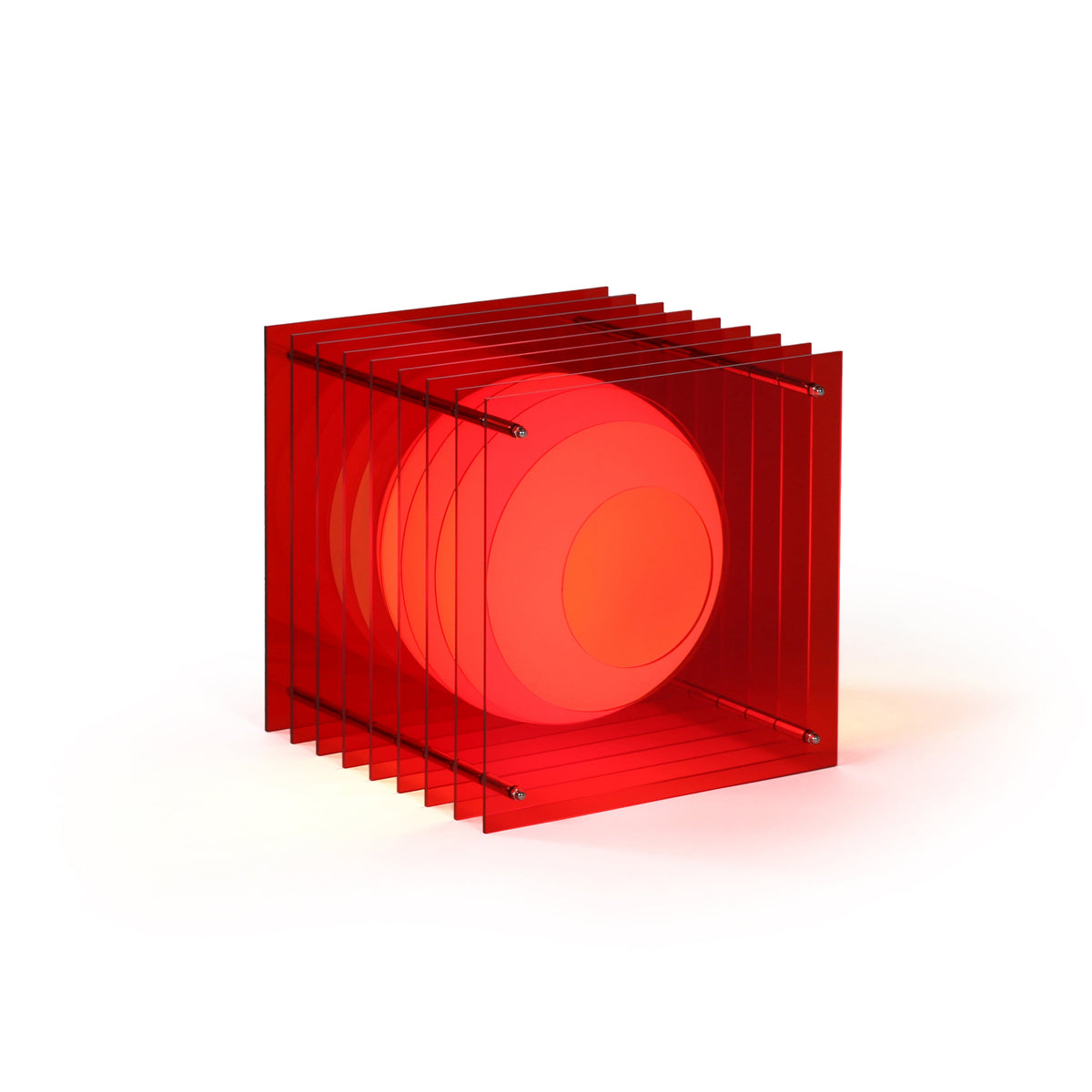 Lớp big square in red acrylic - BằNG