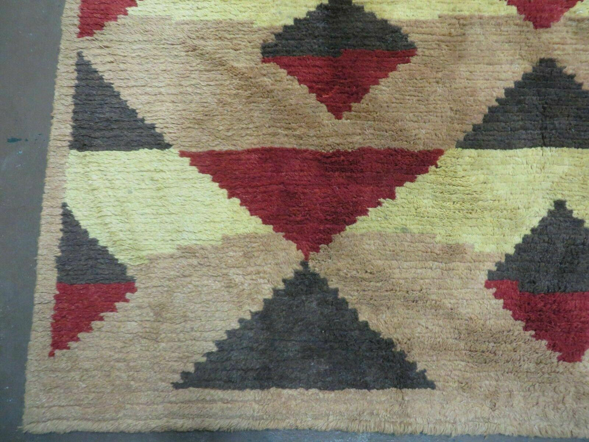 6' X 8' Handmade Tibetan Nepal Chinese Wool Rug Art Deco Contemporary Modern - Jewel Rugs, view 9