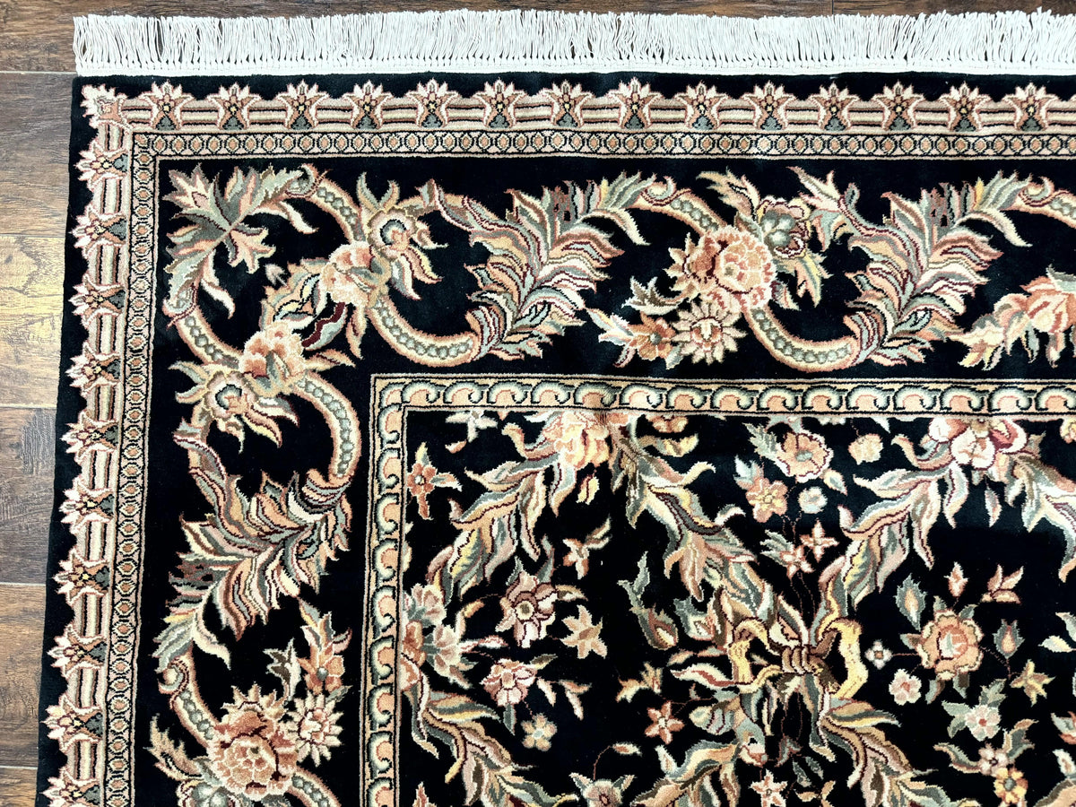 Pak Persian Rug 8x10, Black, Handmade - Jewel Rugs, view 7