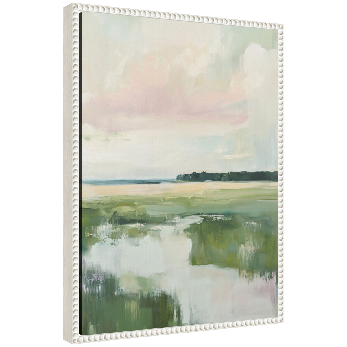 Sylvie Pastel Horizon I Framed Canvas by Amy Lighthall