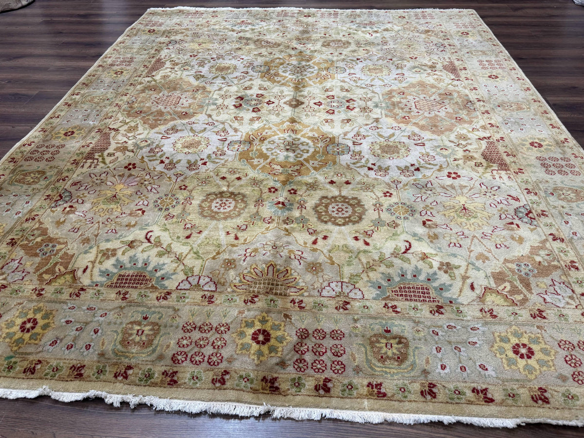 Indo Persian Rug 8x10, Indian Rug, Soft Wool Rug, Oushak Style Rug, Handmade Rug - Jewel Rugs, view 2