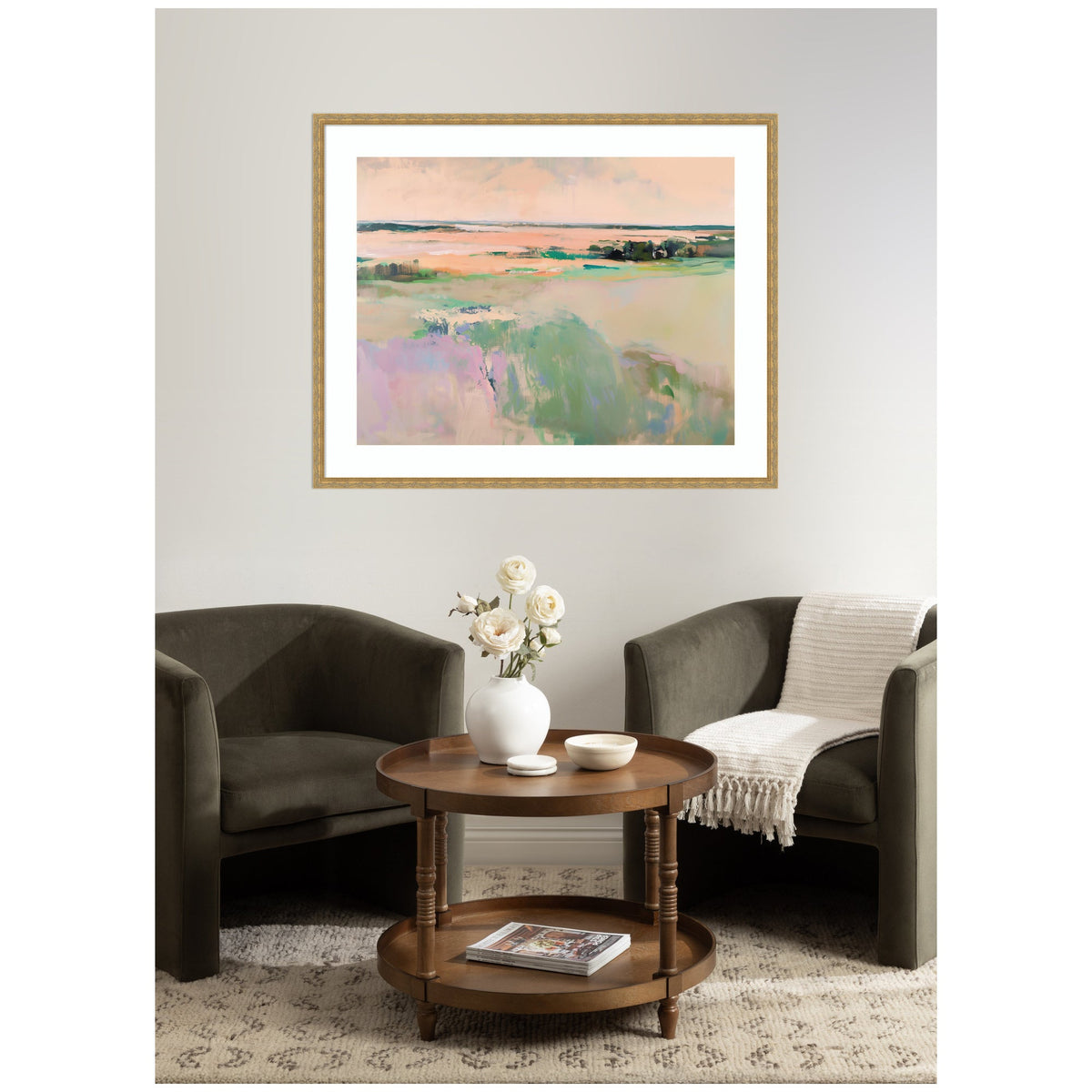 Framed Art Pastel Horizon III by Amy Lighthall