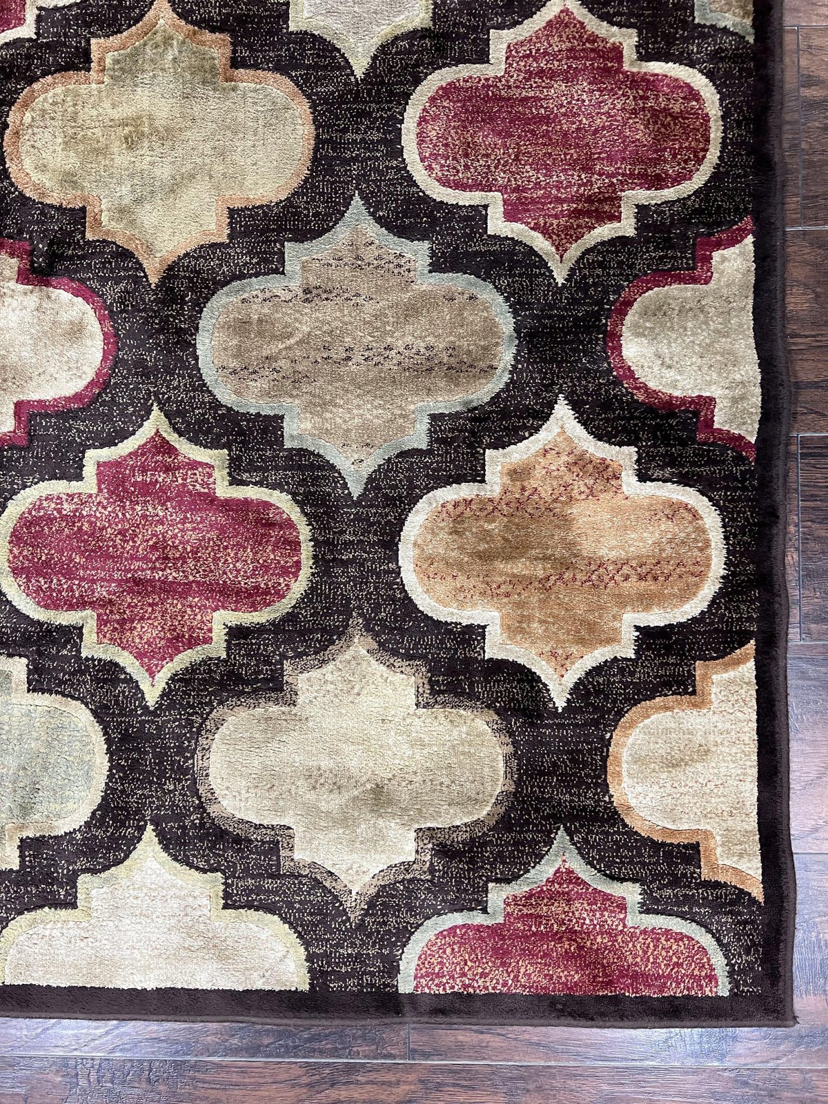 Panel Design Rug 5x7, Multicolor Contemporary Area Rug, Small Living Room Rug - Jewel Rugs, view 10