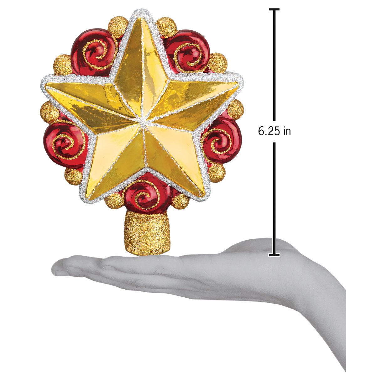 Swirly Star Tree Top