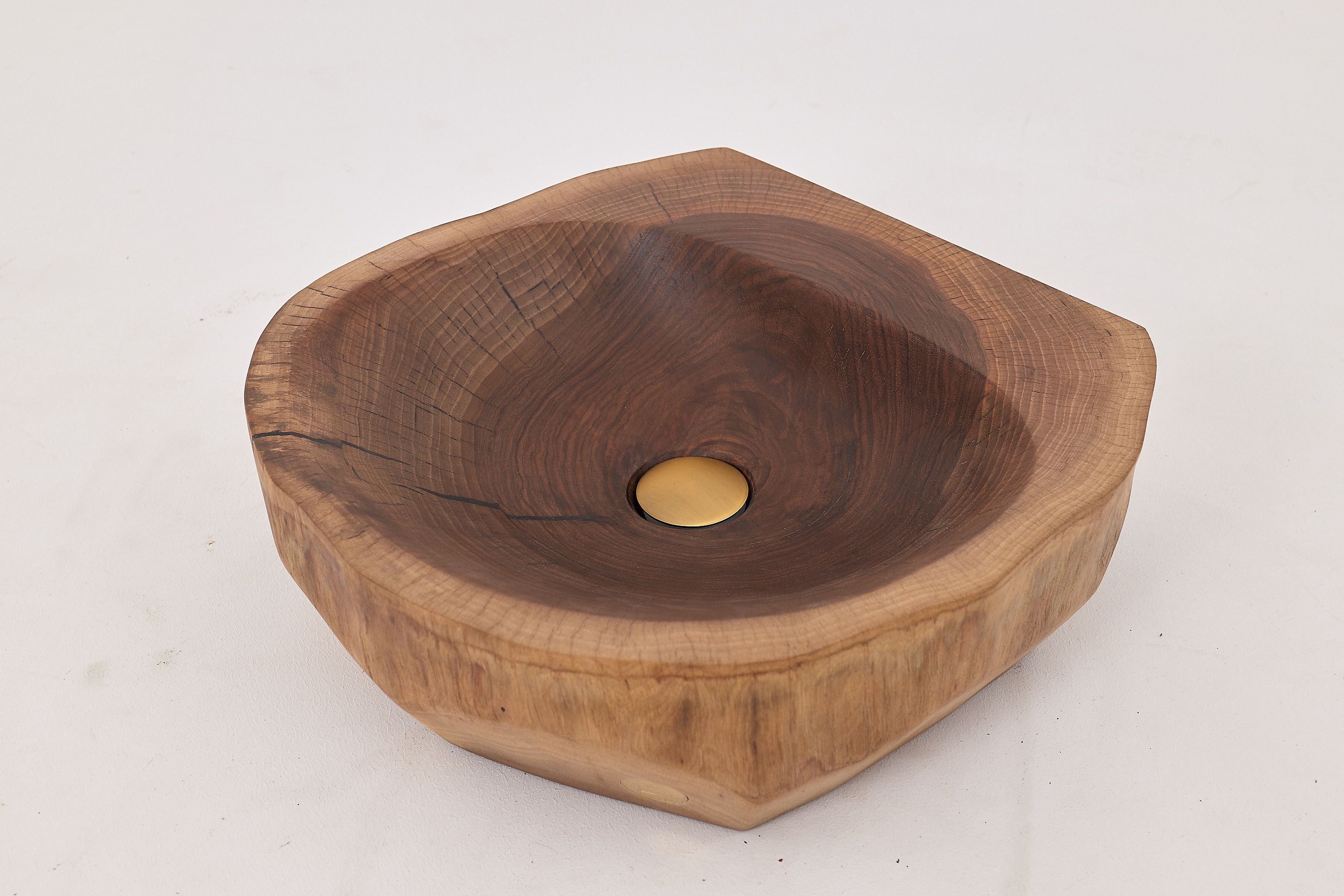 Live Edge Wood Bathroom Sink, Basin, Original Design, Handmade