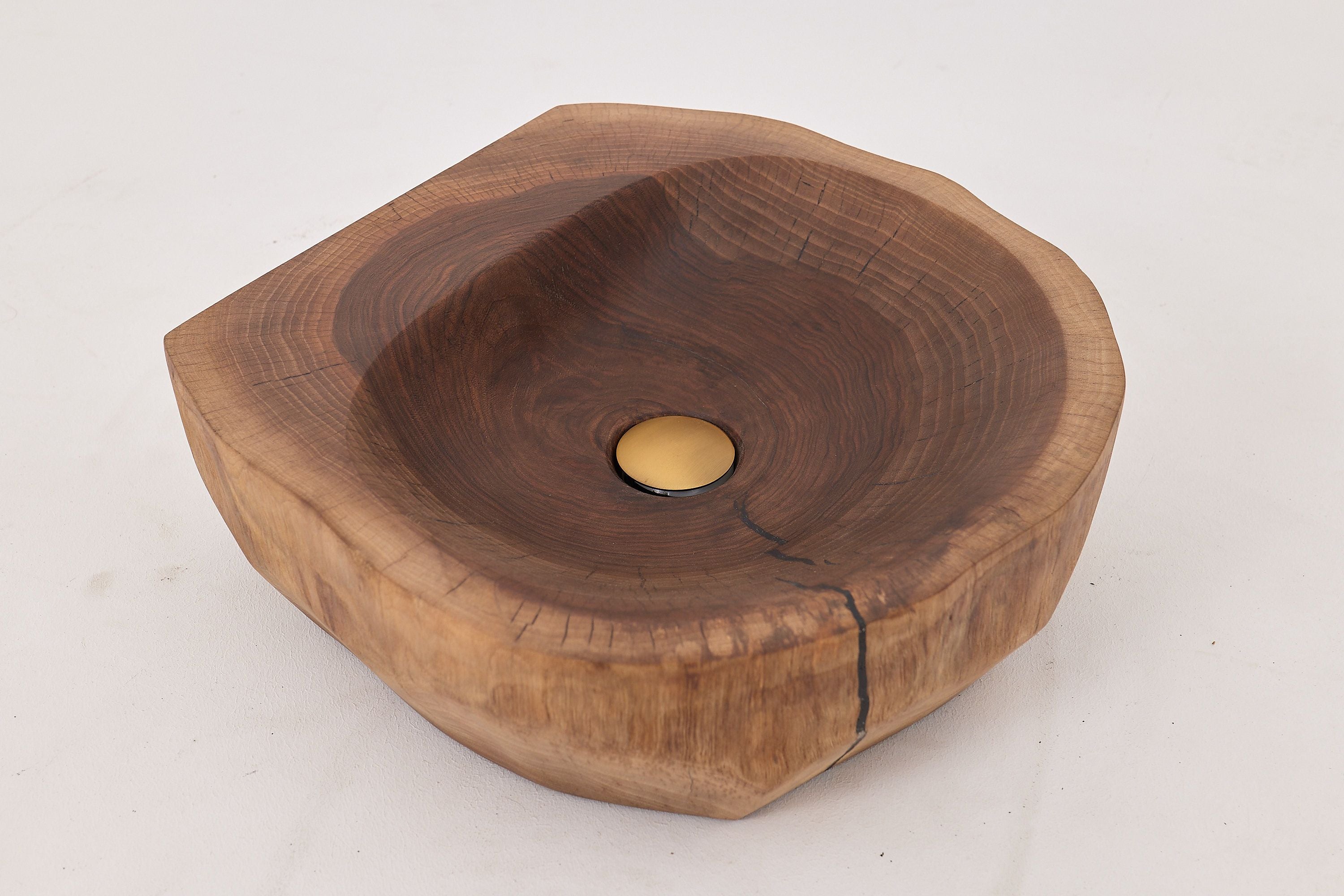 Live Edge Wood Bathroom Sink, Basin, Original Design, Handmade - image 12