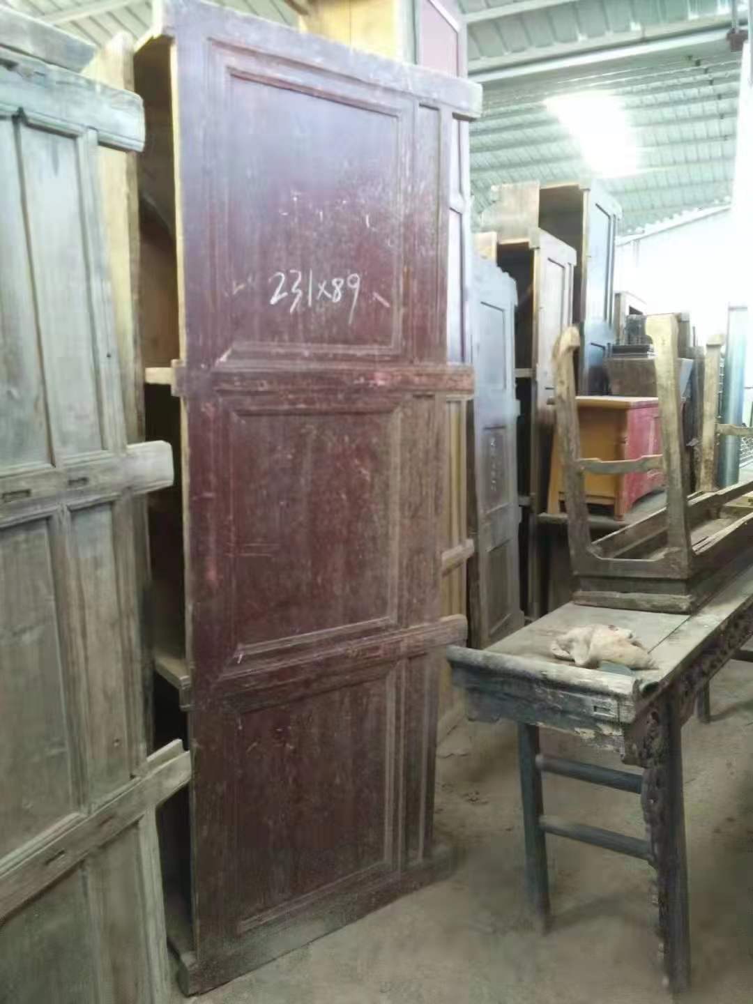 Antique six doors sideboard with drawers (Size and finish vary Approx 8-9ft long)