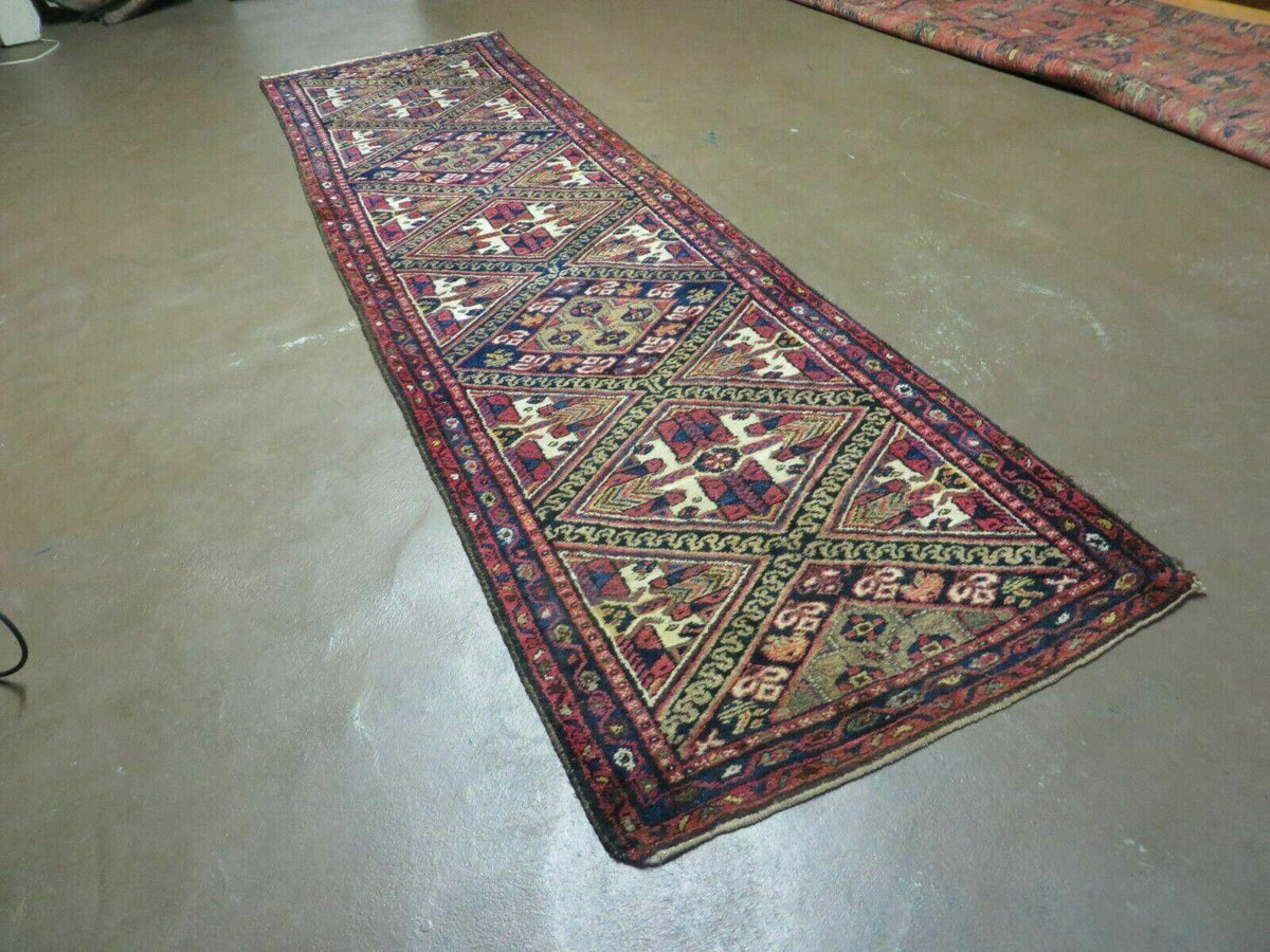 2' 6" X 9' Antique Handmade Turkish Anatolian Wool Runner Rug Nice - Jewel Rugs, view 2