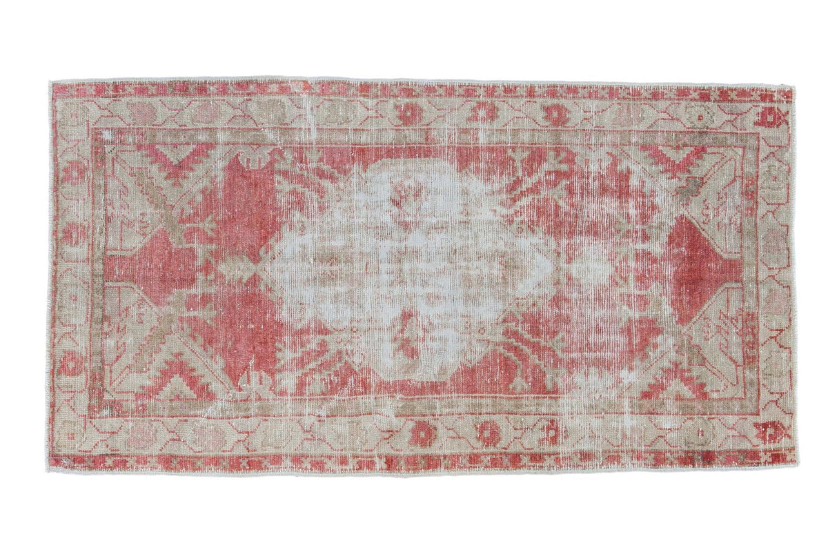 2.5x4.5 Vintage Distressed Oushak Rug