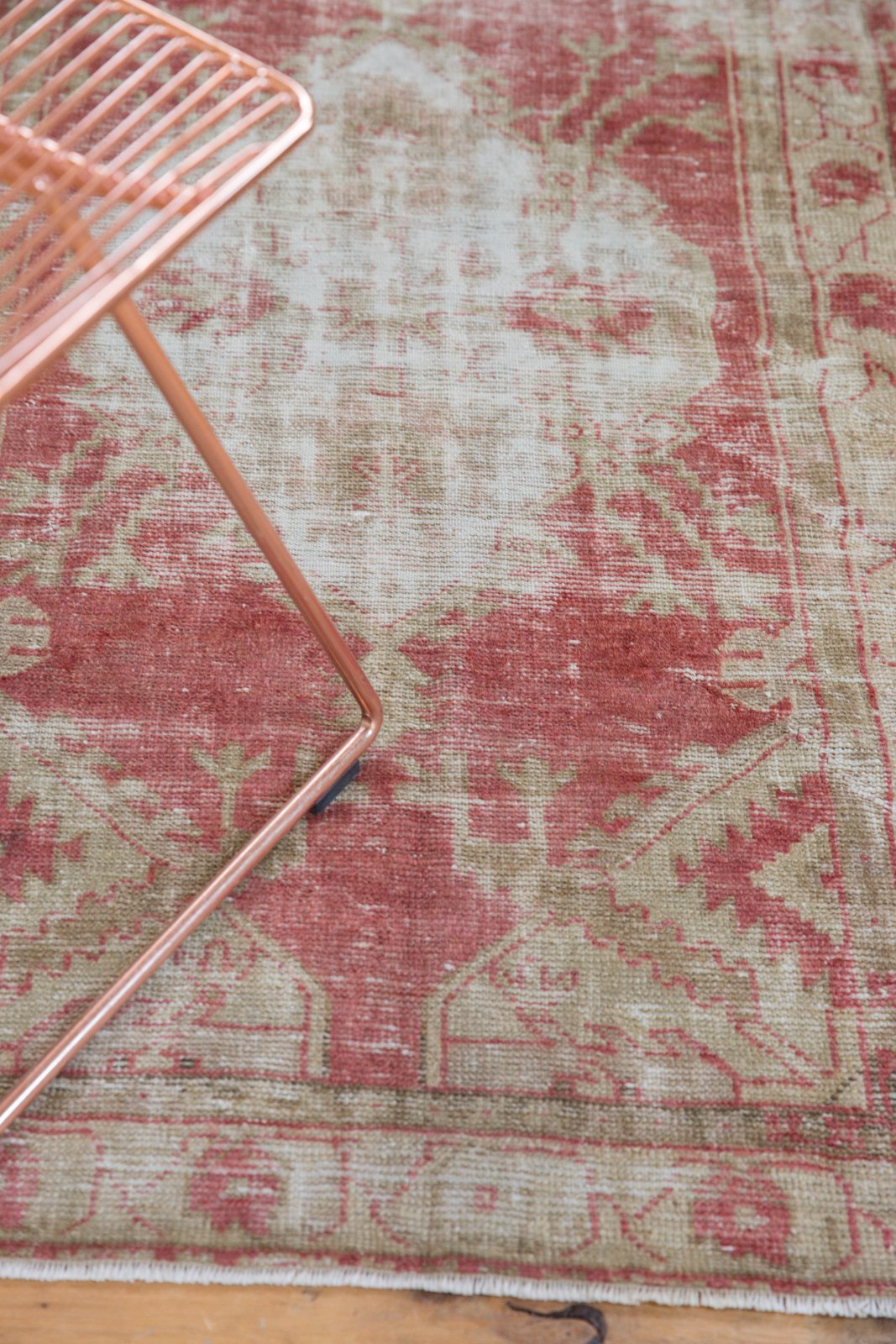 2.5x4.5 Vintage Distressed Oushak Rug
