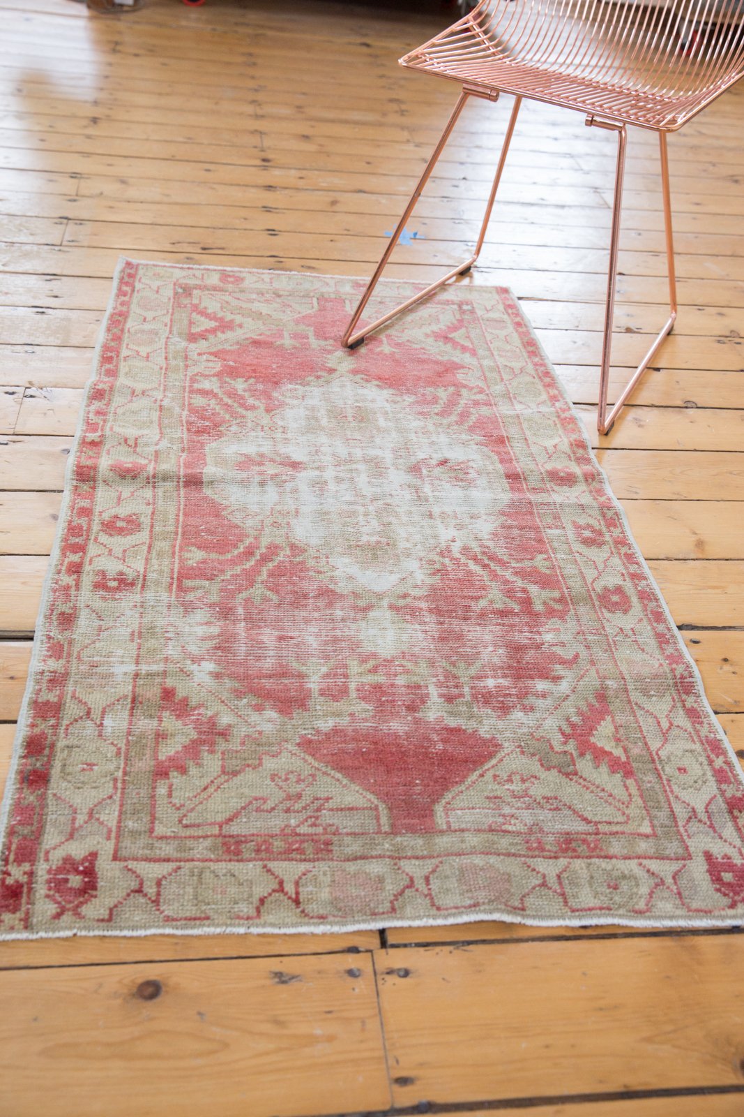 2.5x4.5 Vintage Distressed Oushak Rug