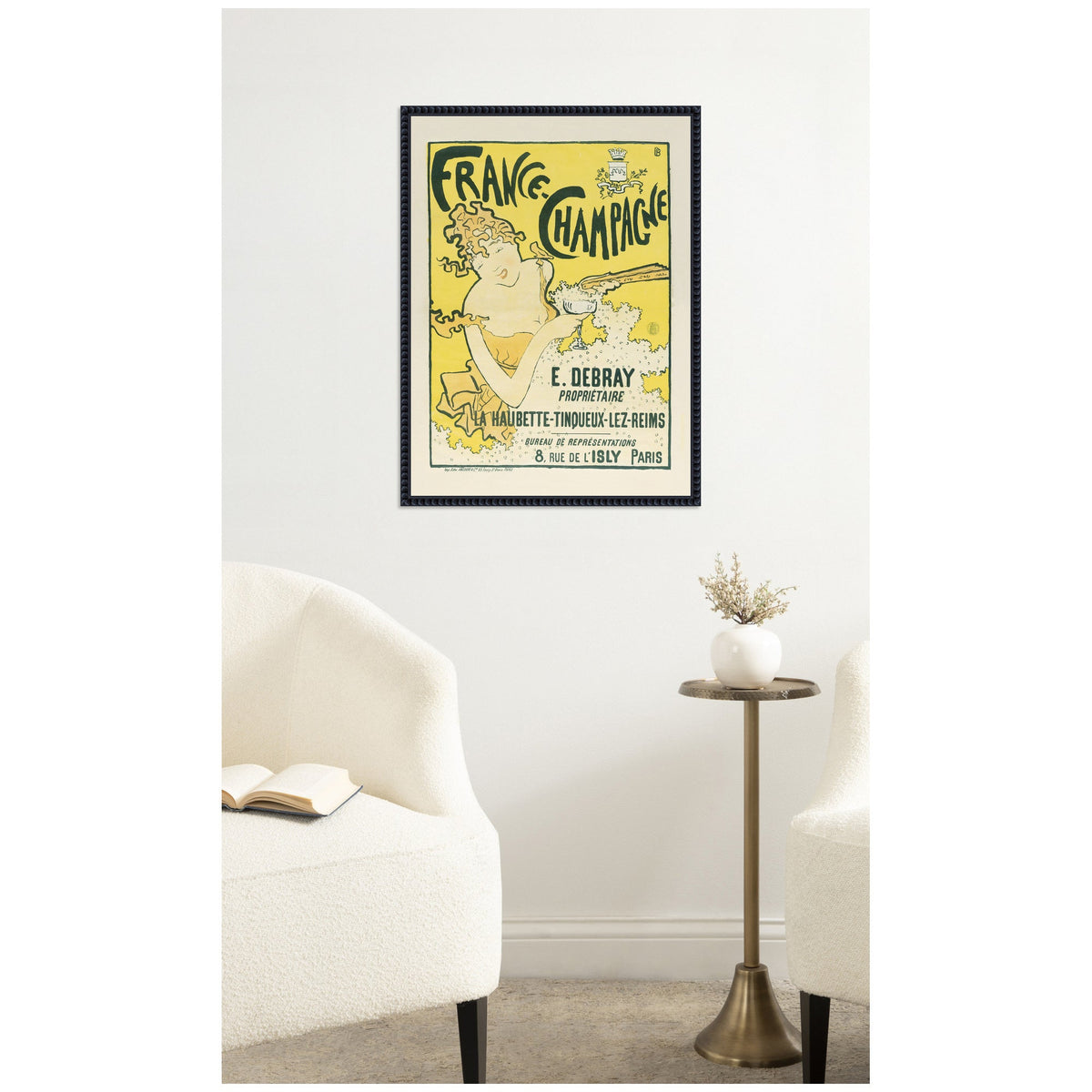 France Champagne 1889 91 Pierre Bonnard by The Art Institute of Chicago Framed Canvas Wall Art Print