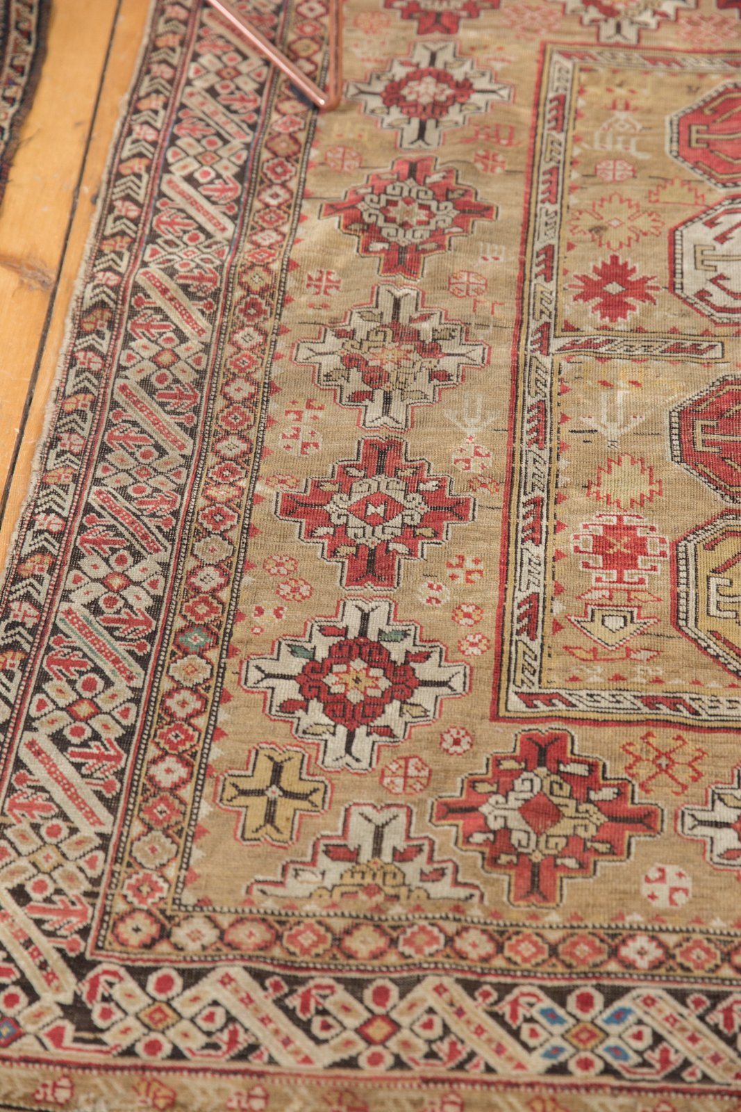 4x4.5 Antique Caucasian Square Rug