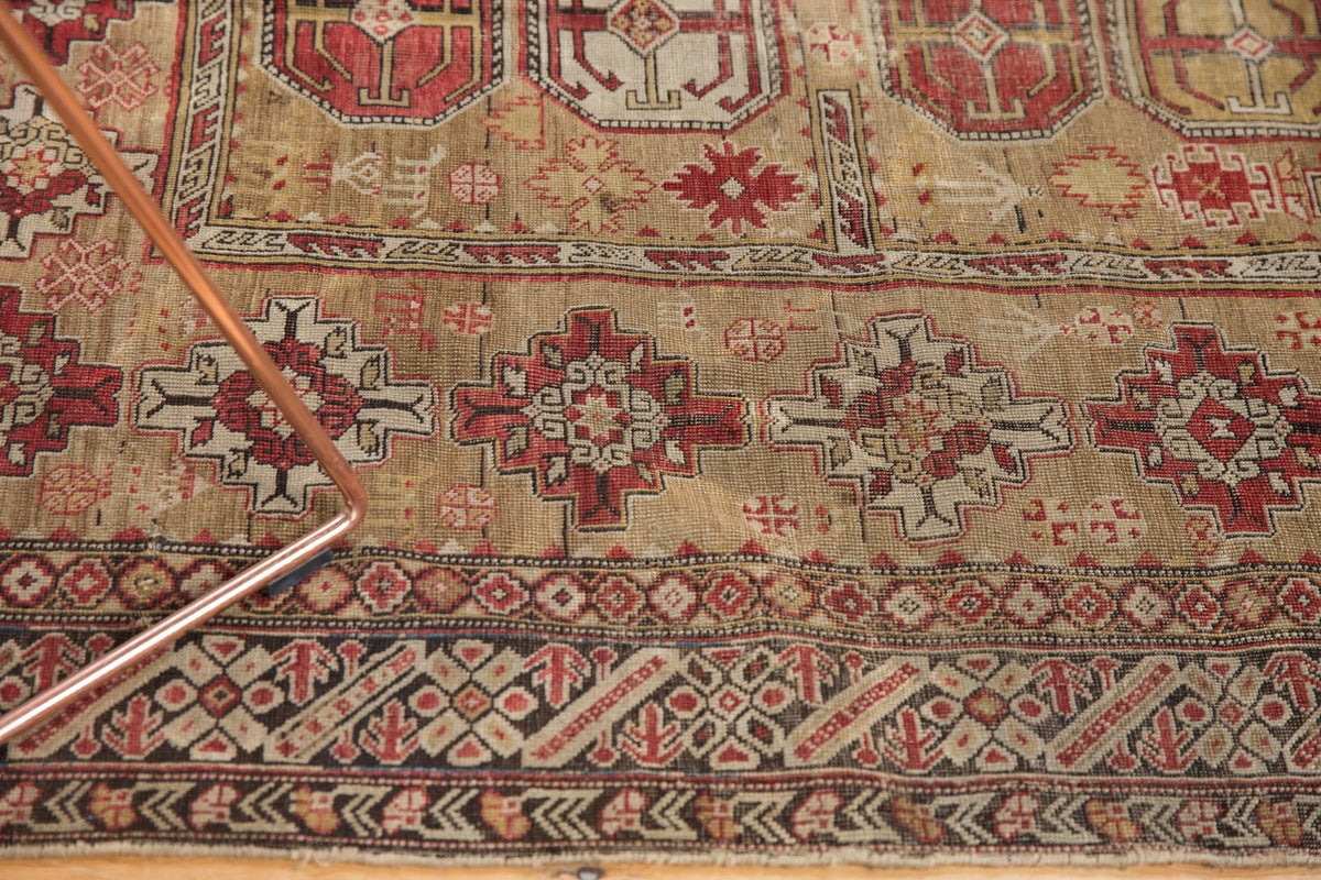 4x4.5 Antique Caucasian Square Rug