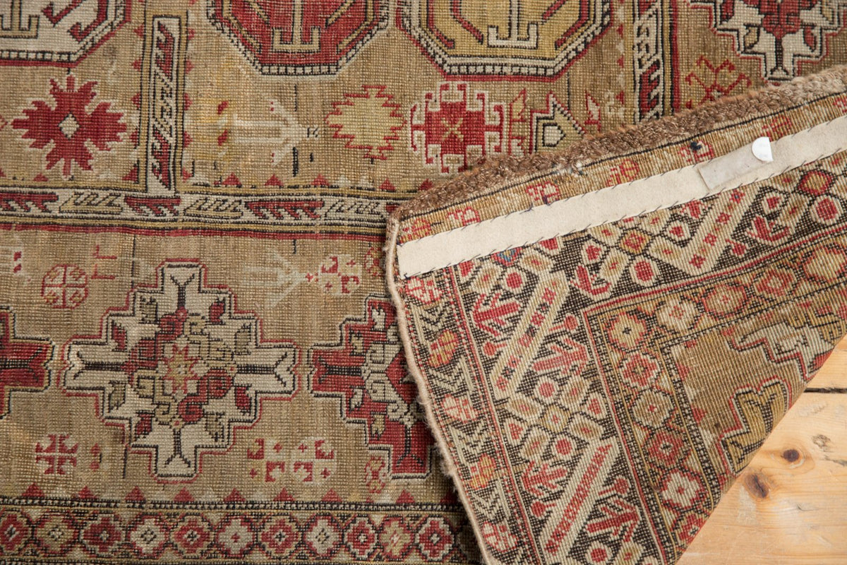 4x4.5 Antique Caucasian Square Rug