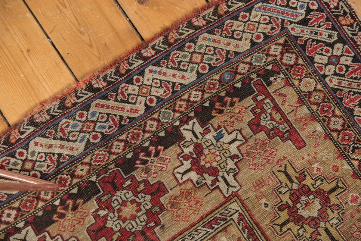 4x4.5 Antique Caucasian Square Rug