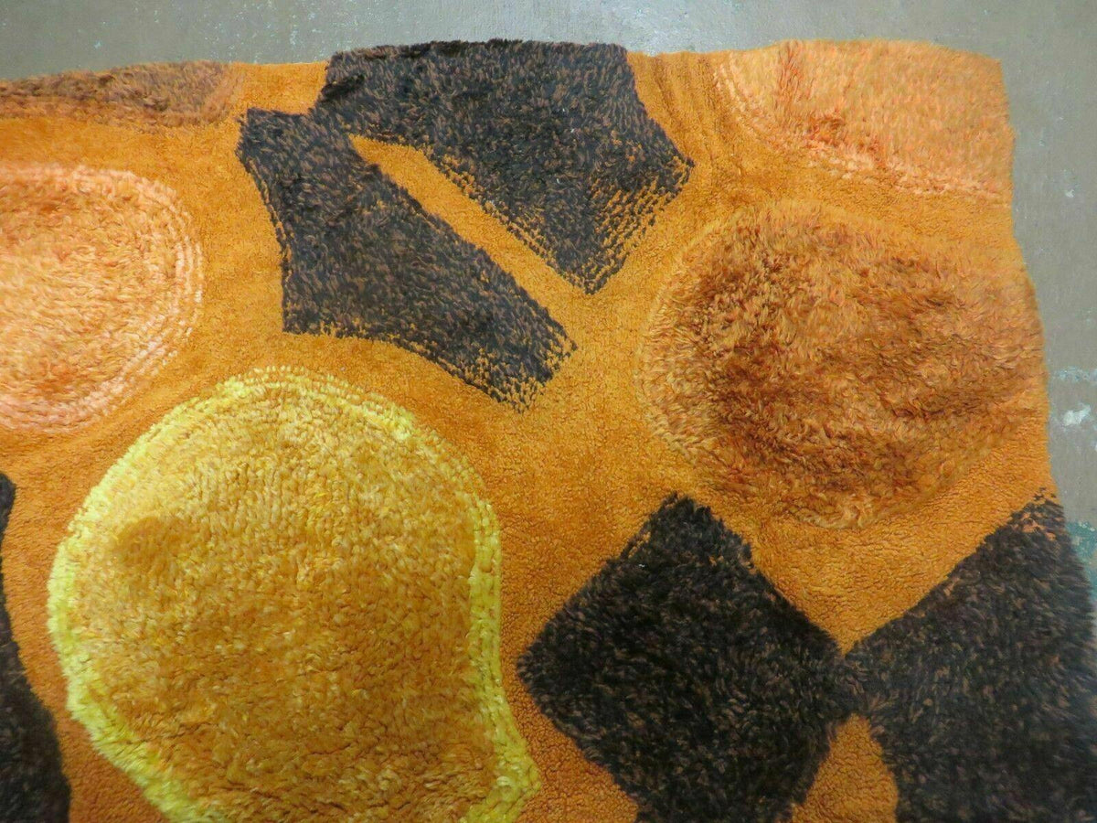 4' X 6' Modern Handmade Hooked Rug Wool Abstract Nice - Jewel Rugs, view 8
