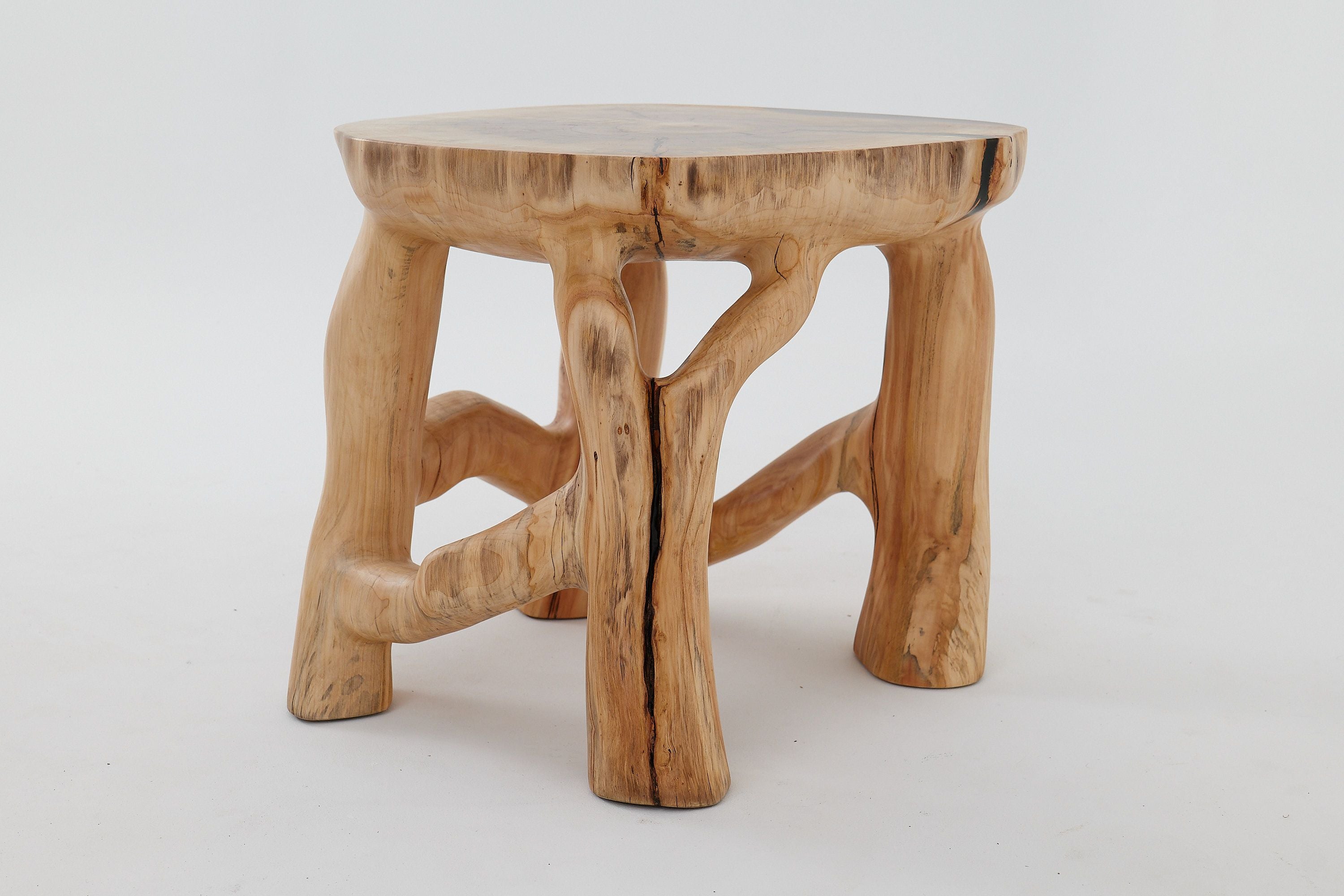 Sculptural Coffee Table, Solid Wood, Contemporary Design, Handmade, Logniture - image 21