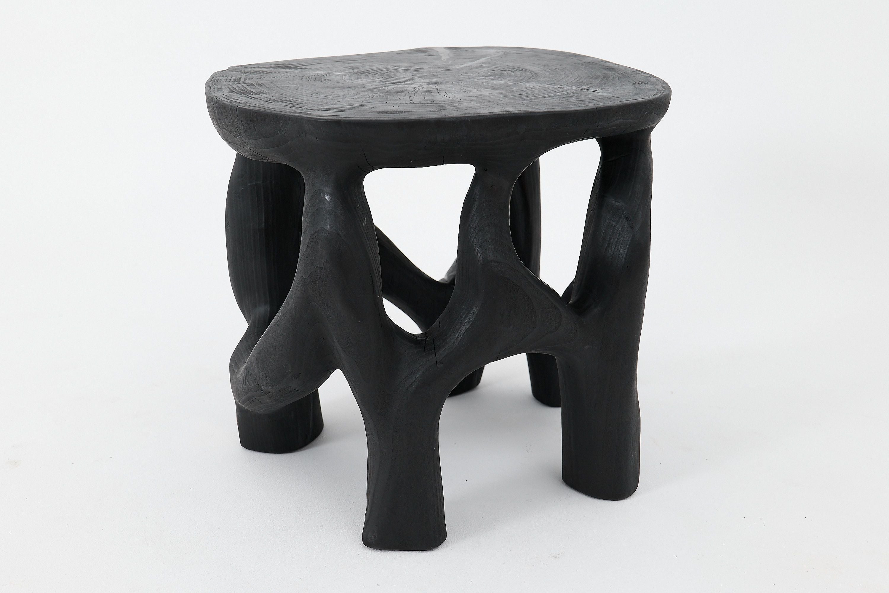 Sculptural Coffee Table, Solid Wood, Contemporary Design, Handmade - image 13